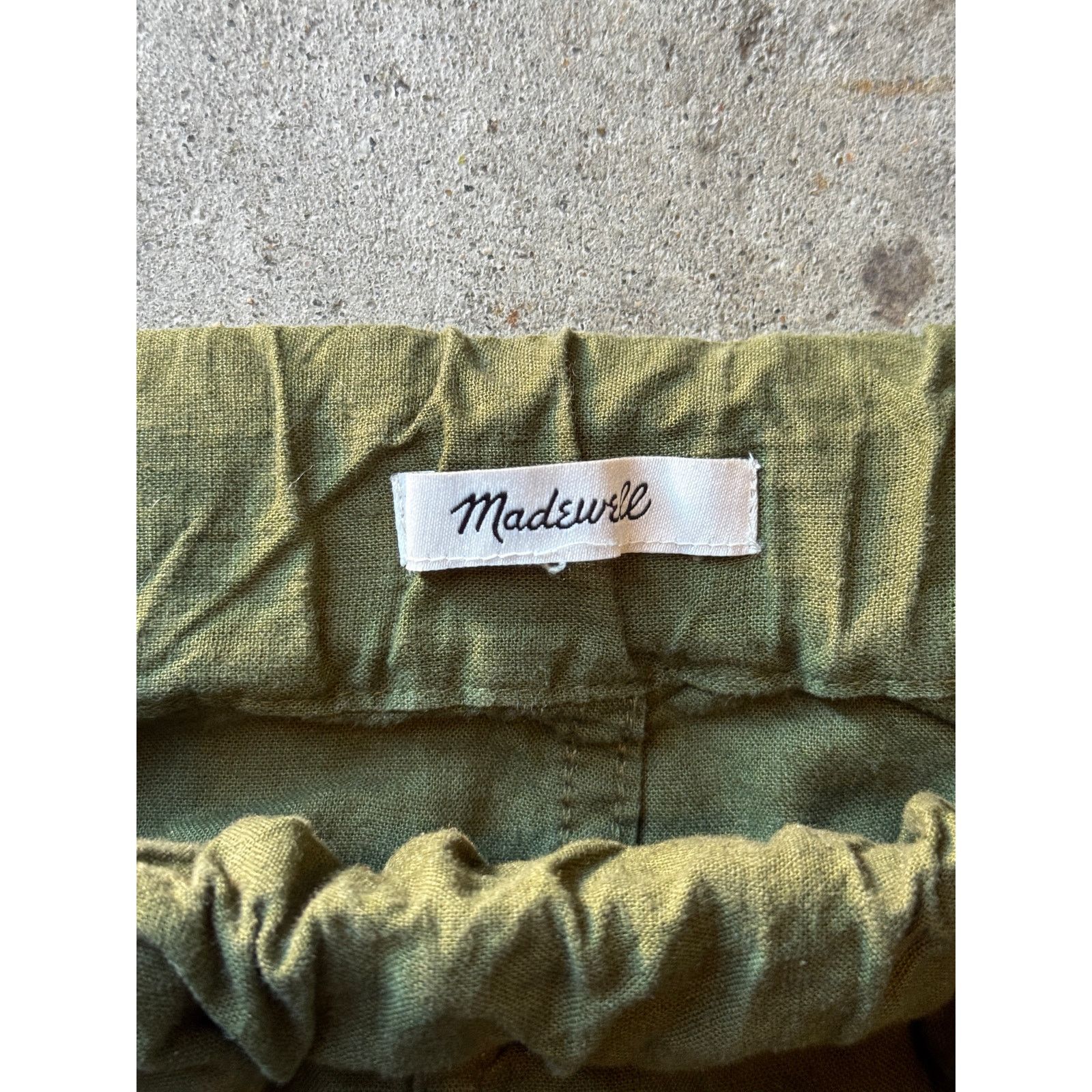 Madewell Madewell Green Twill Shorts (XL) Size 34" / US 12 / IT 48 - 3 Thumbnail