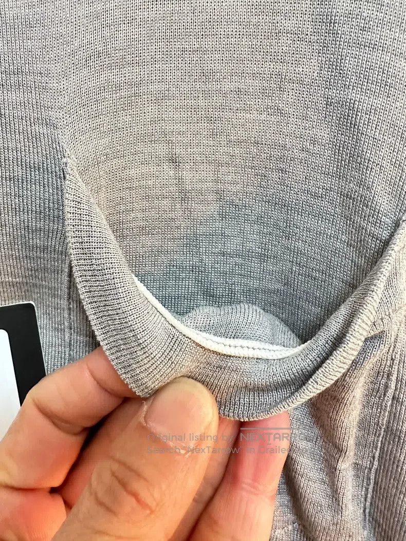 Saint Laurent Paris Saint Laurent Paris Gray Silk Side Chain Short Sleeve Size US S / EU 44-46 / 1 - 5 Thumbnail