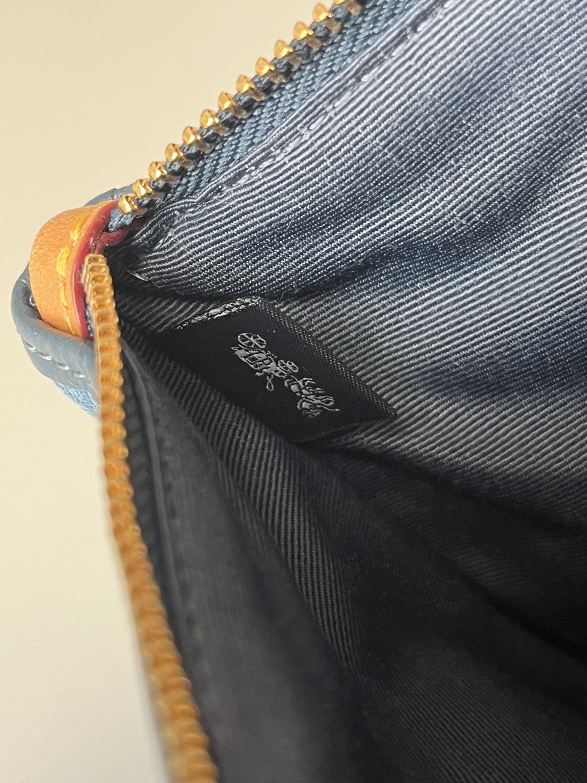 Coach Coach Large Corner Zip Wristlet Signature Denim Size ONE SIZE - 8 Thumbnail