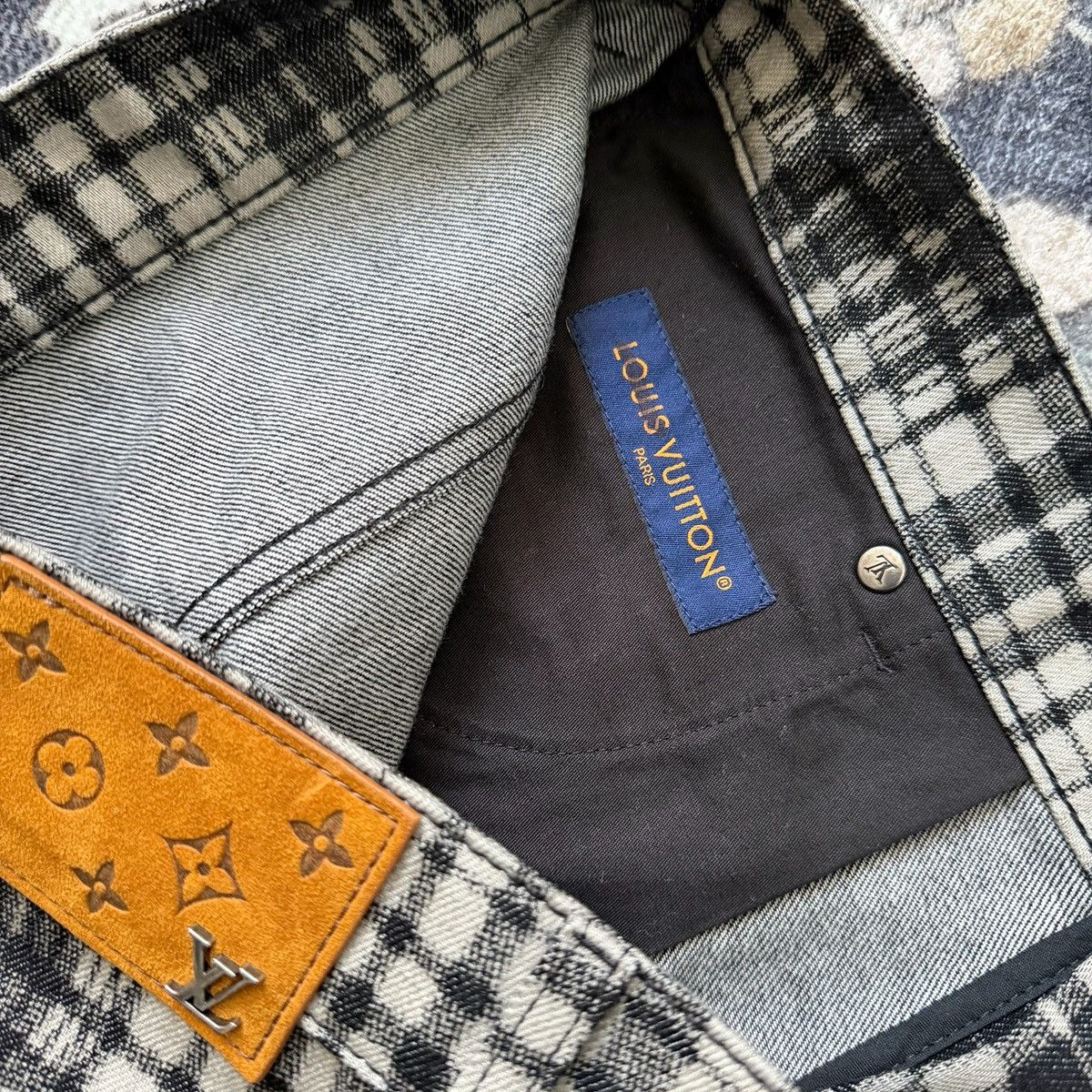 Louis Vuitton Louis Vuitton Checkered Monogram Cotton Shorts size 34 Size US 34 / EU 50 - 7 Thumbnail