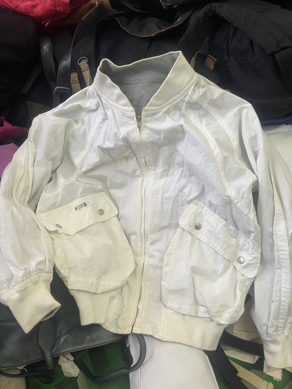 Issey Miyake × Tsumori Chisato Vintage 80s Issey Miyake Tsumori Chisato Reversible Jacket Size US M / EU 48-50 / 2 - 5 Thumbnail