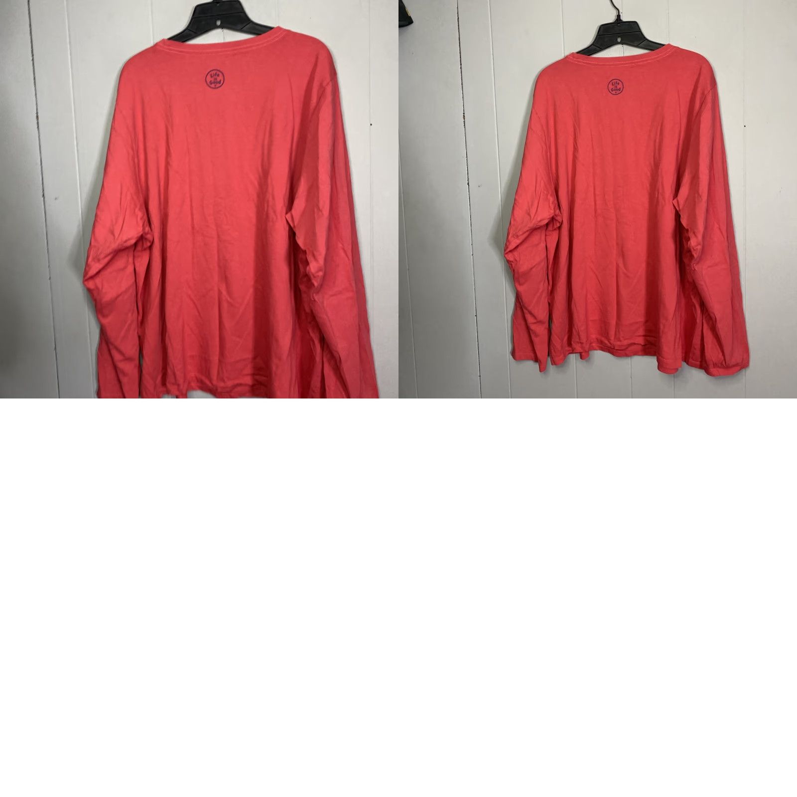 Life is Good Life Is Good Crusher Tee Long Sleeve T Shirt Christmas Fox In Snow 3X Red Womens Plus Size 3XL Holiday Gift Size XXL / US 16-18 / IT 52-54 - 9 Thumbnail