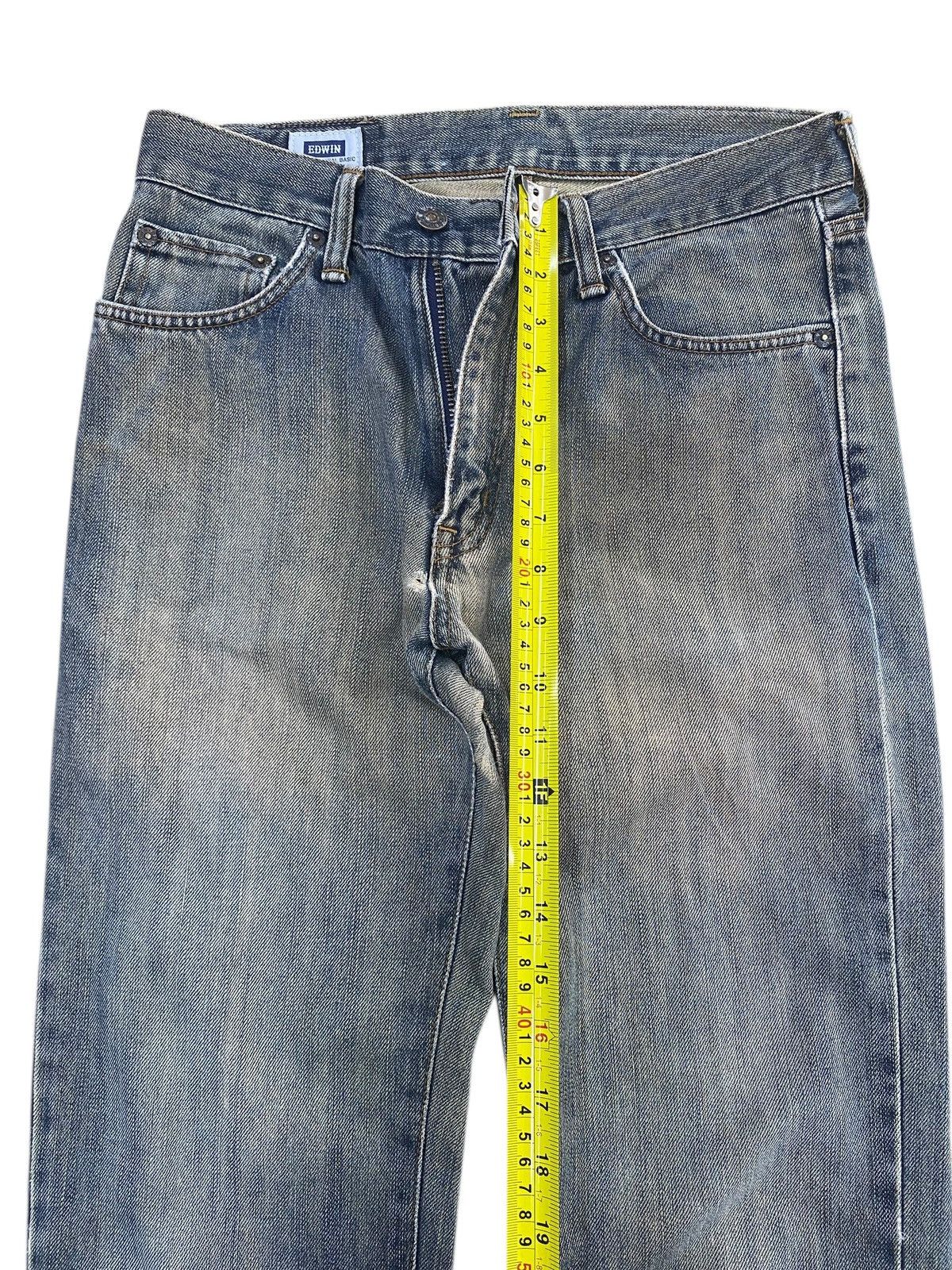 Edwin Edwin Blue Acid Wash Style Straight Cut Jeans Size US 28 / EU 44 - 6 Thumbnail