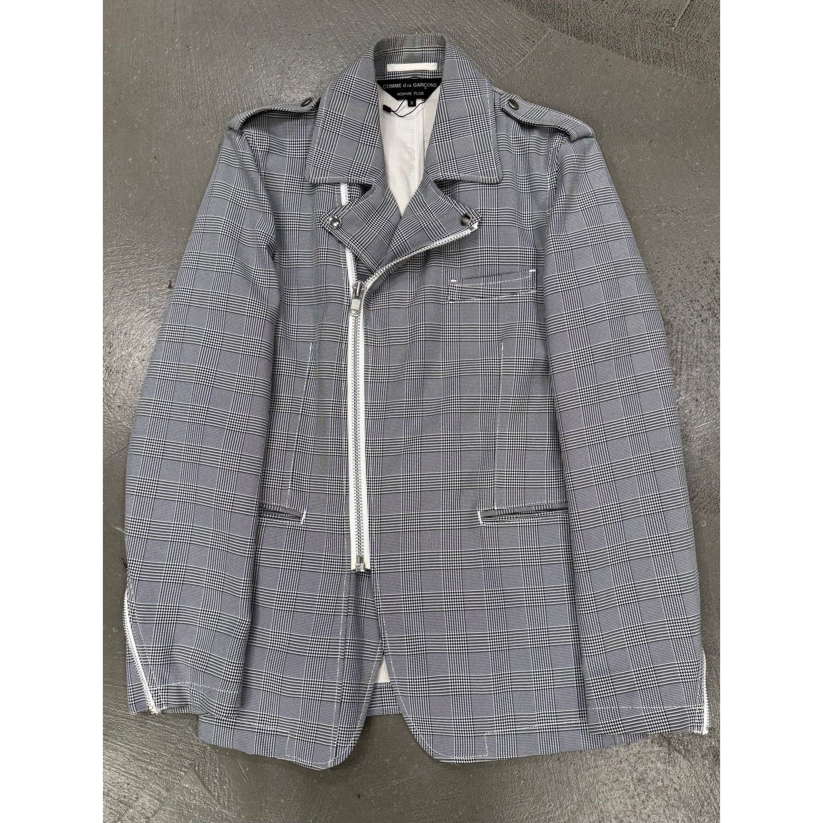 Comme des Garcons 2011 Comme des Garçons checkered zipper jacket Size US M / EU 48-50 / 2 - 1 Thumbnail