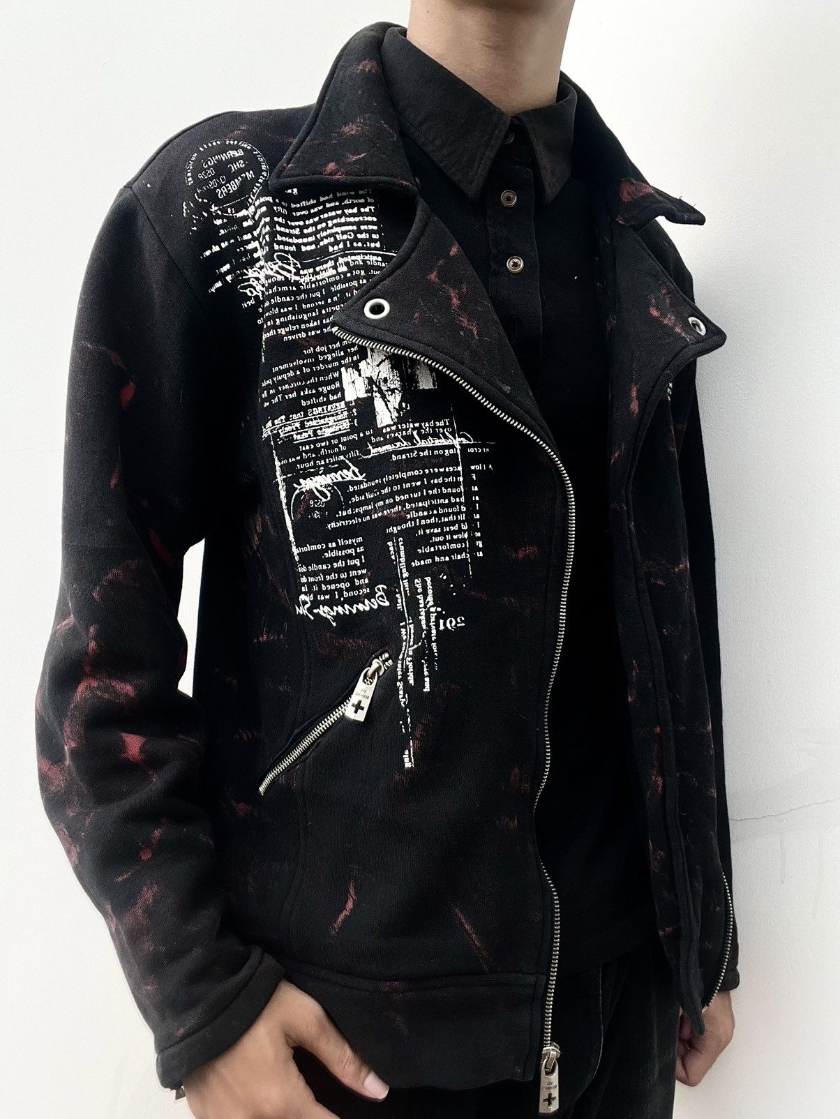 If Six Was Nine Berning Sho Avant-garde Biker Jacket Size US L / EU 52-54 / 3 - 2 Thumbnail