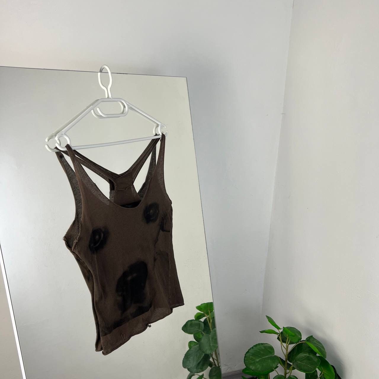 Japanese Brand Avant Garde Y2K Dog Face Big Logo Women Tank Top Size S / US 4 / IT 40 - 1 Thumbnail