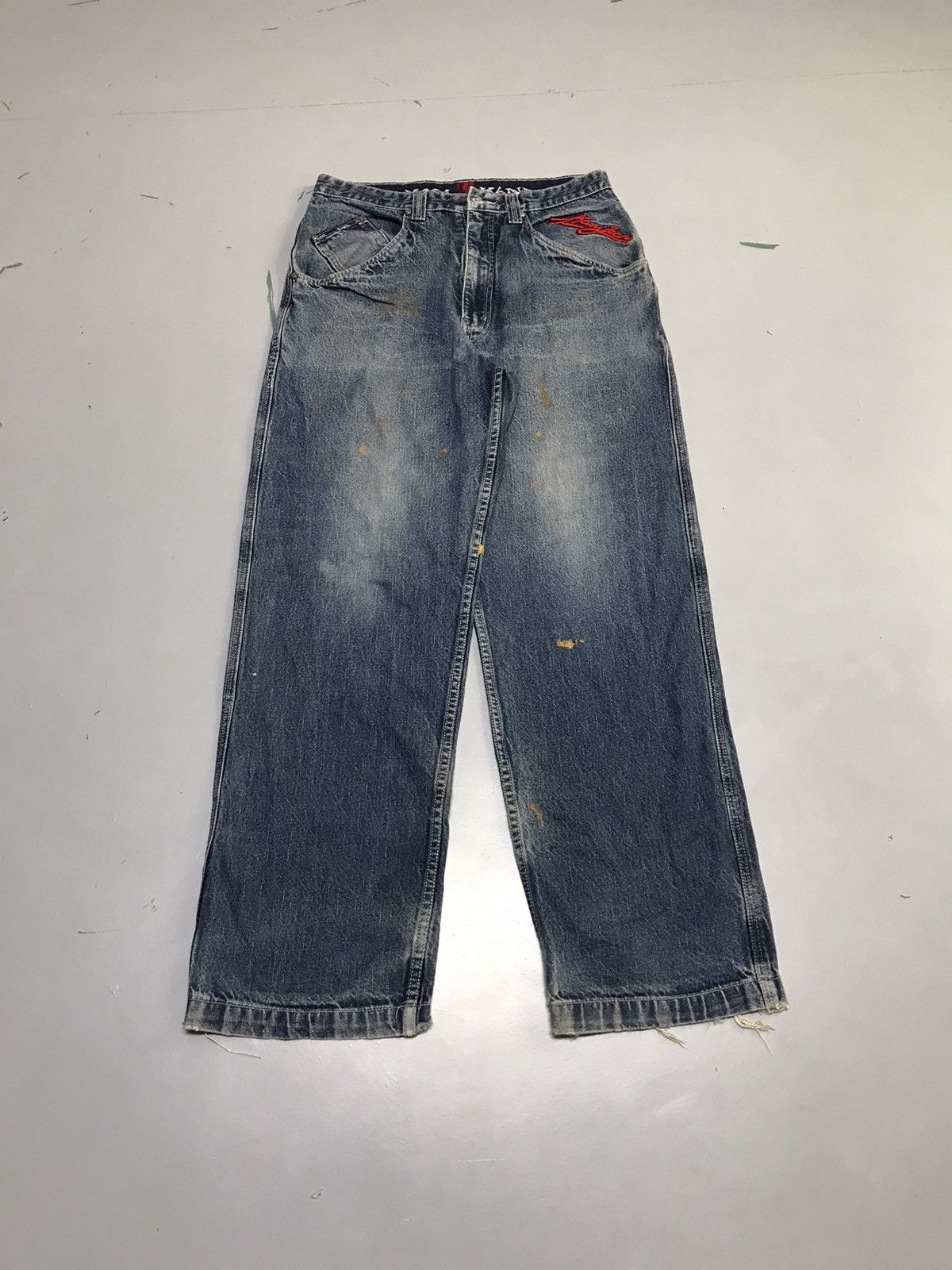 Karl Kani Vintage Karl Kani painted denim Size US 34 / EU 50 - 1 Thumbnail