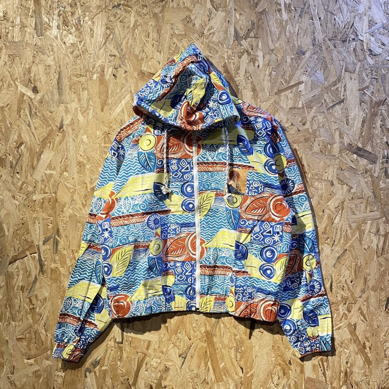 Ellesse Vintage Ellesse Windbreaker Jacket with Hood Size US M / EU 48-50 / 2 - 1 Thumbnail
