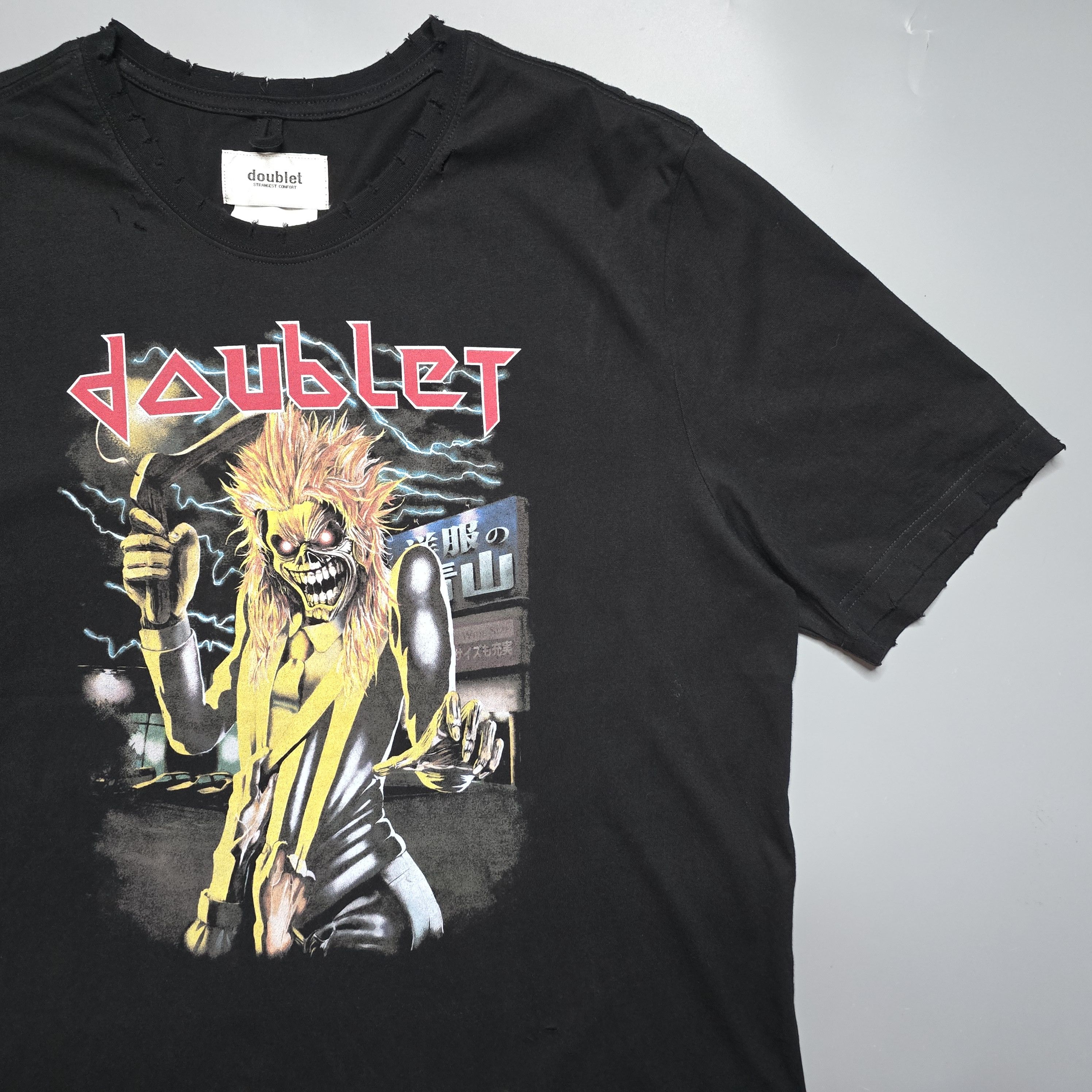 Doublet Doublet - Black Aoyama Rock Zombie T-Shirt Size US L / EU 52-54 / 3 - 3 Thumbnail