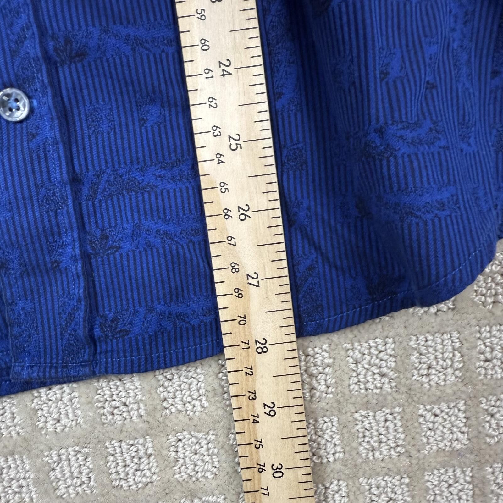 Robert Graham Robert Graham Long Sleeve Button Up Shirt XL Blue Size 44R - 4 Thumbnail