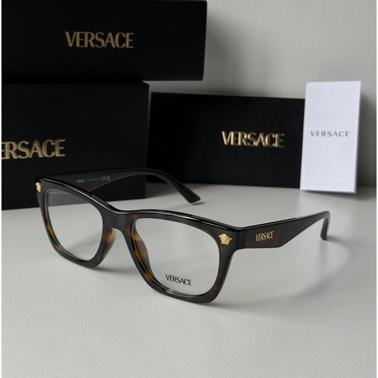Versace NEW Versace VE3368 Black Unisex Biggie Medusa