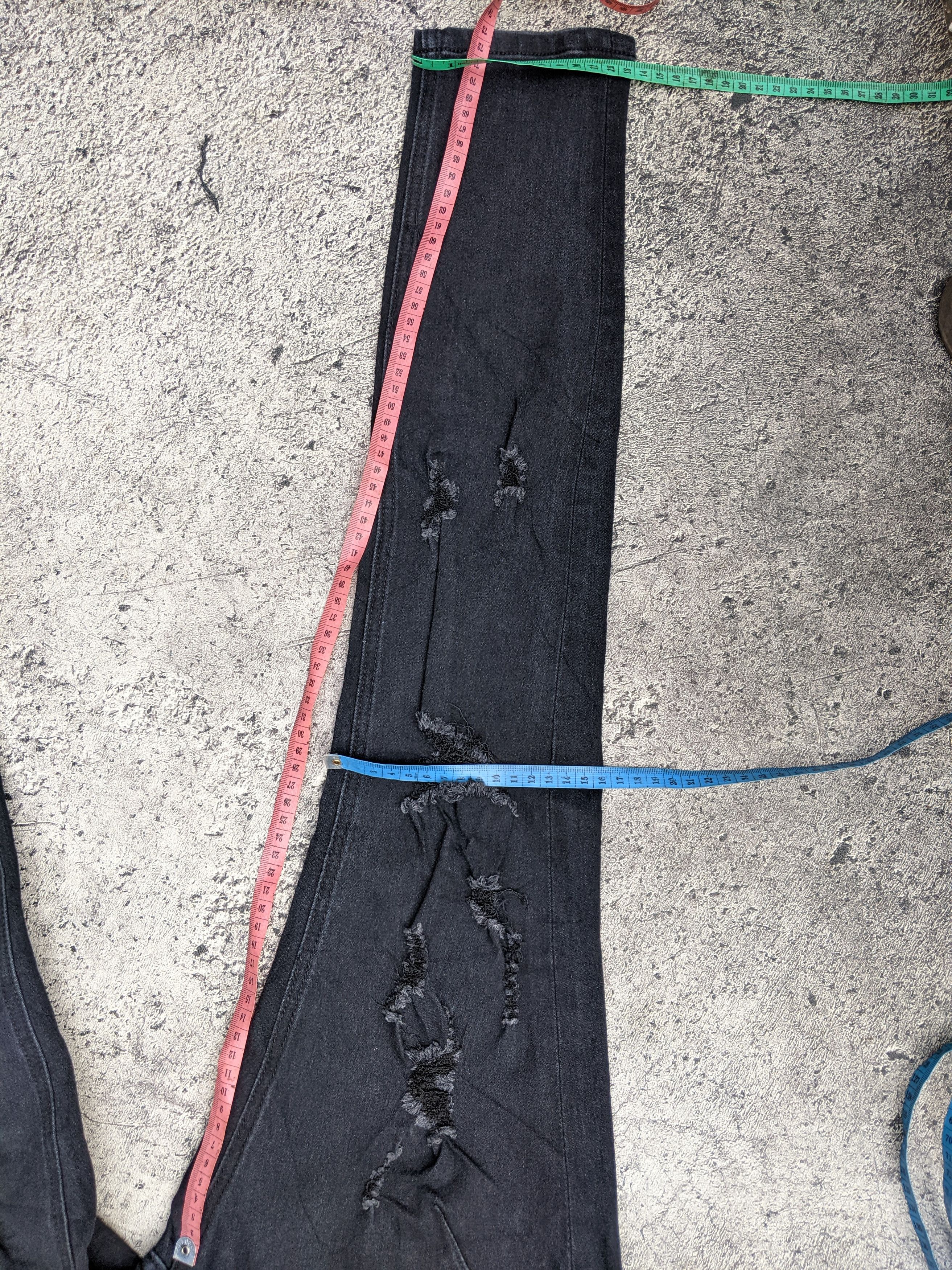 Number (N)ine Distressed Skinny Iconic Logo Size US 28 / EU 44 - 12 Thumbnail