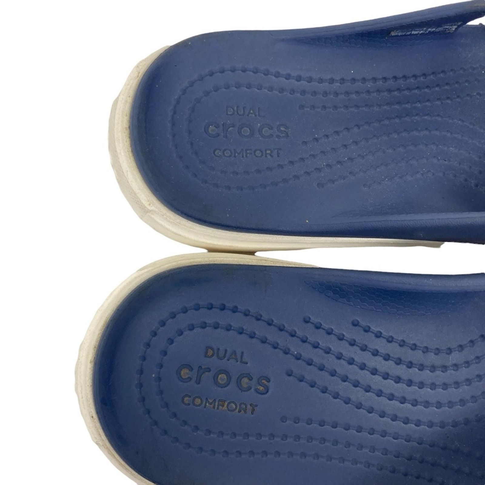 Crocs Crocs Navy Blue Flip Flop Sandals Sz 7 Size US 7 / IT 37 - 5 Thumbnail