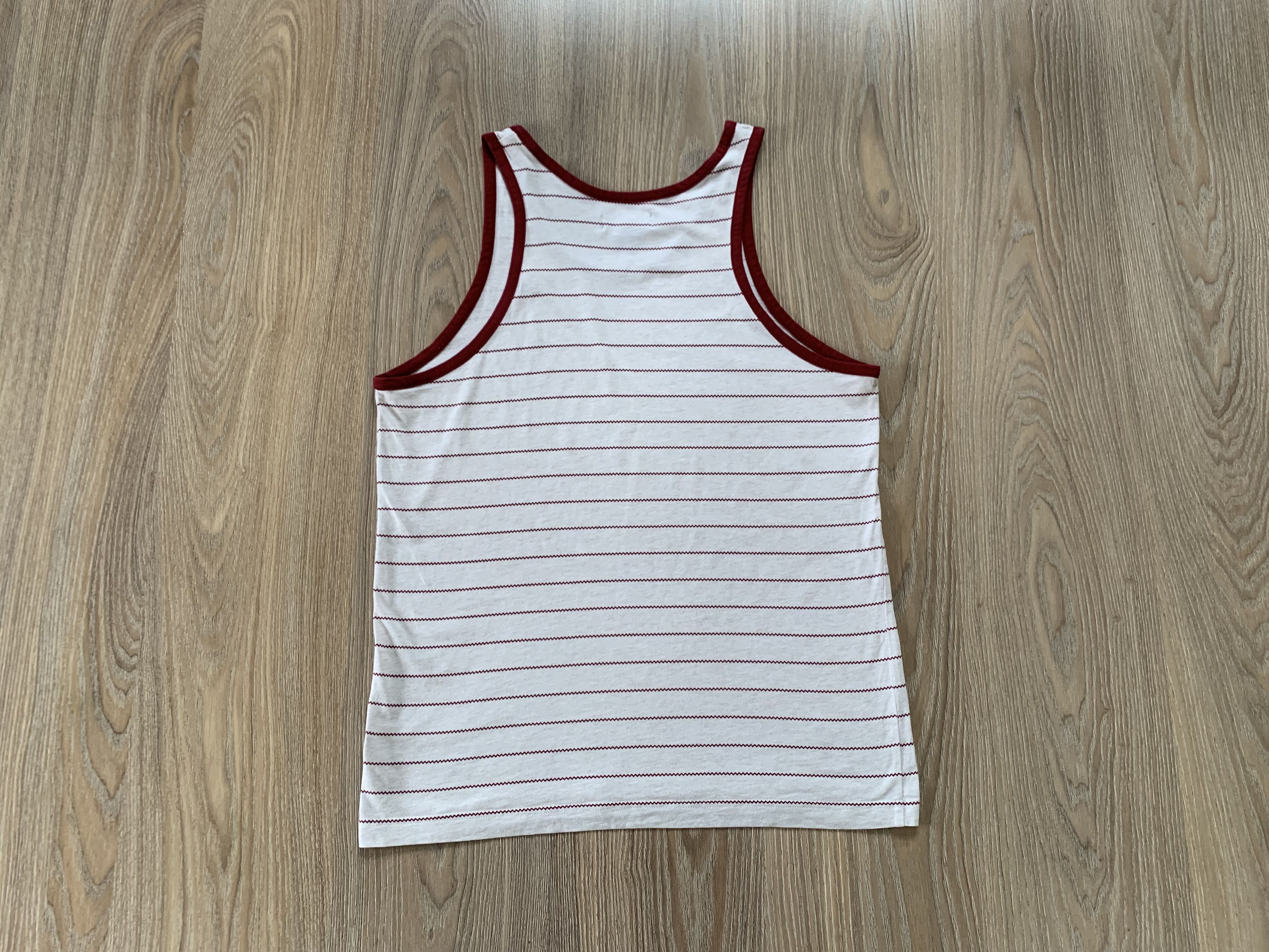 Adidas Adidas Originals Cotton Stripe Sleeveless T-Shirt Size US S / EU 44-46 / 1 - 3 Thumbnail