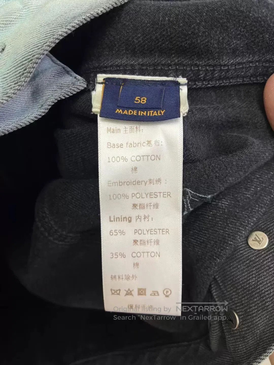Louis Vuitton Louis Vuitton Gradient Logo Denim Jacket. Size US XXL / EU 58 / 5 - 3 Thumbnail