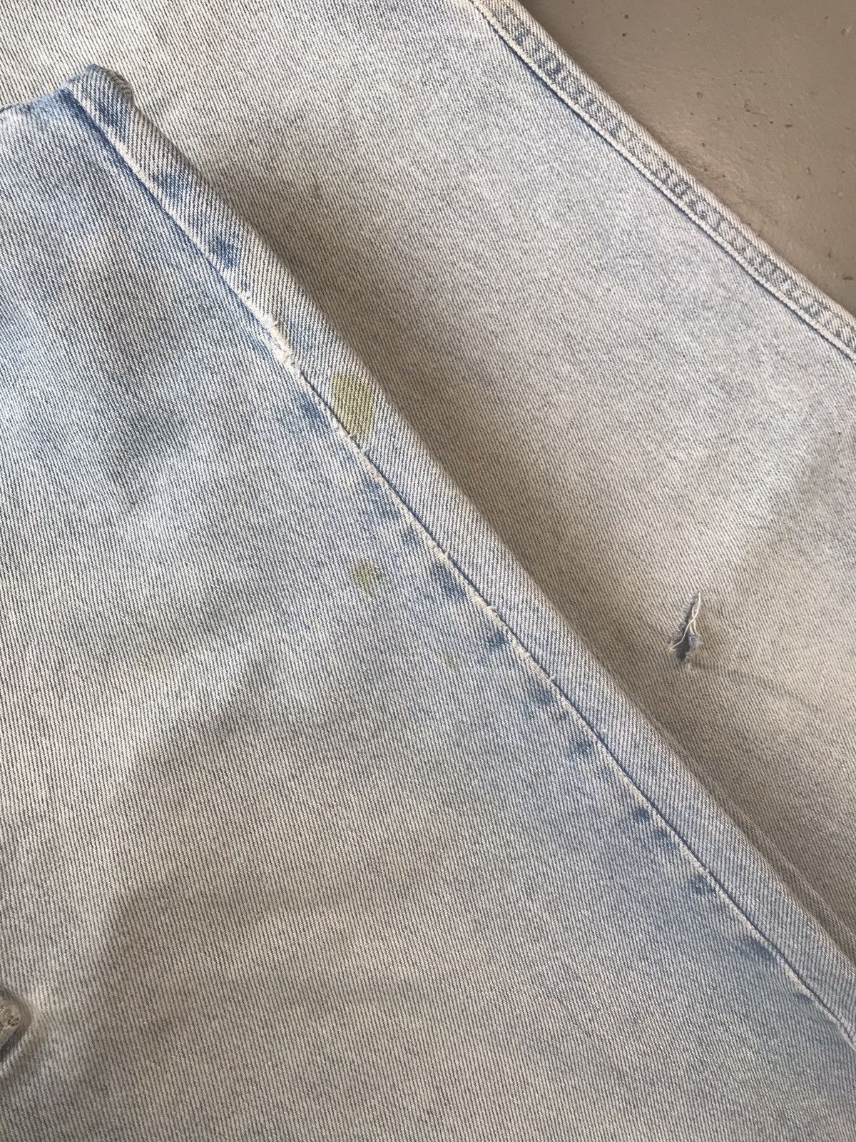 Guess × Vintage 90s Vintage guess jean baby blue carpenter denim Size US 32 / EU 48 - 6 Thumbnail