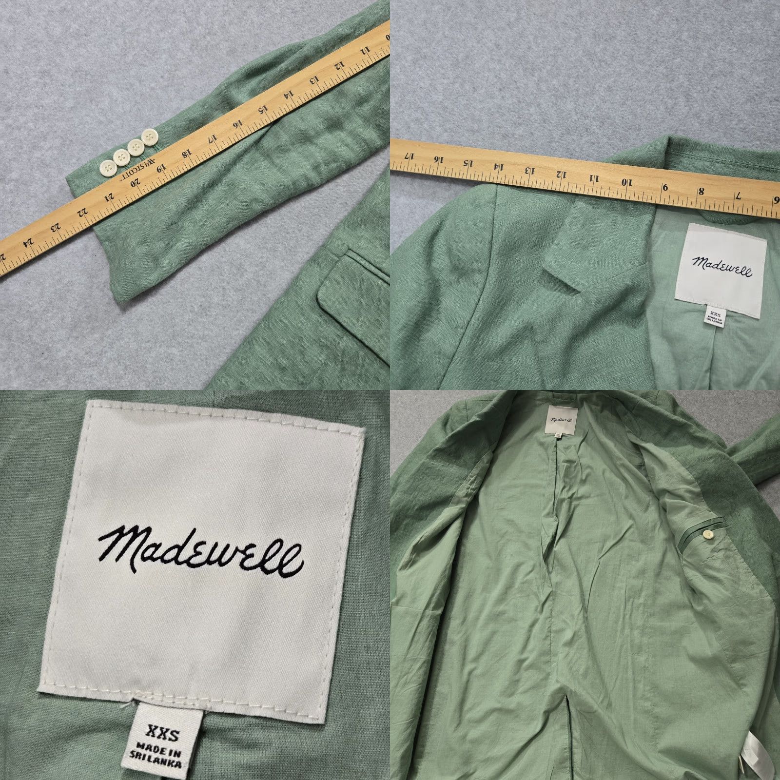 Madewell VINTAGE Madewell Blazer (Note: Vintage rule applied) Size XS / US 0-2 / IT 36-38 - 8 Thumbnail