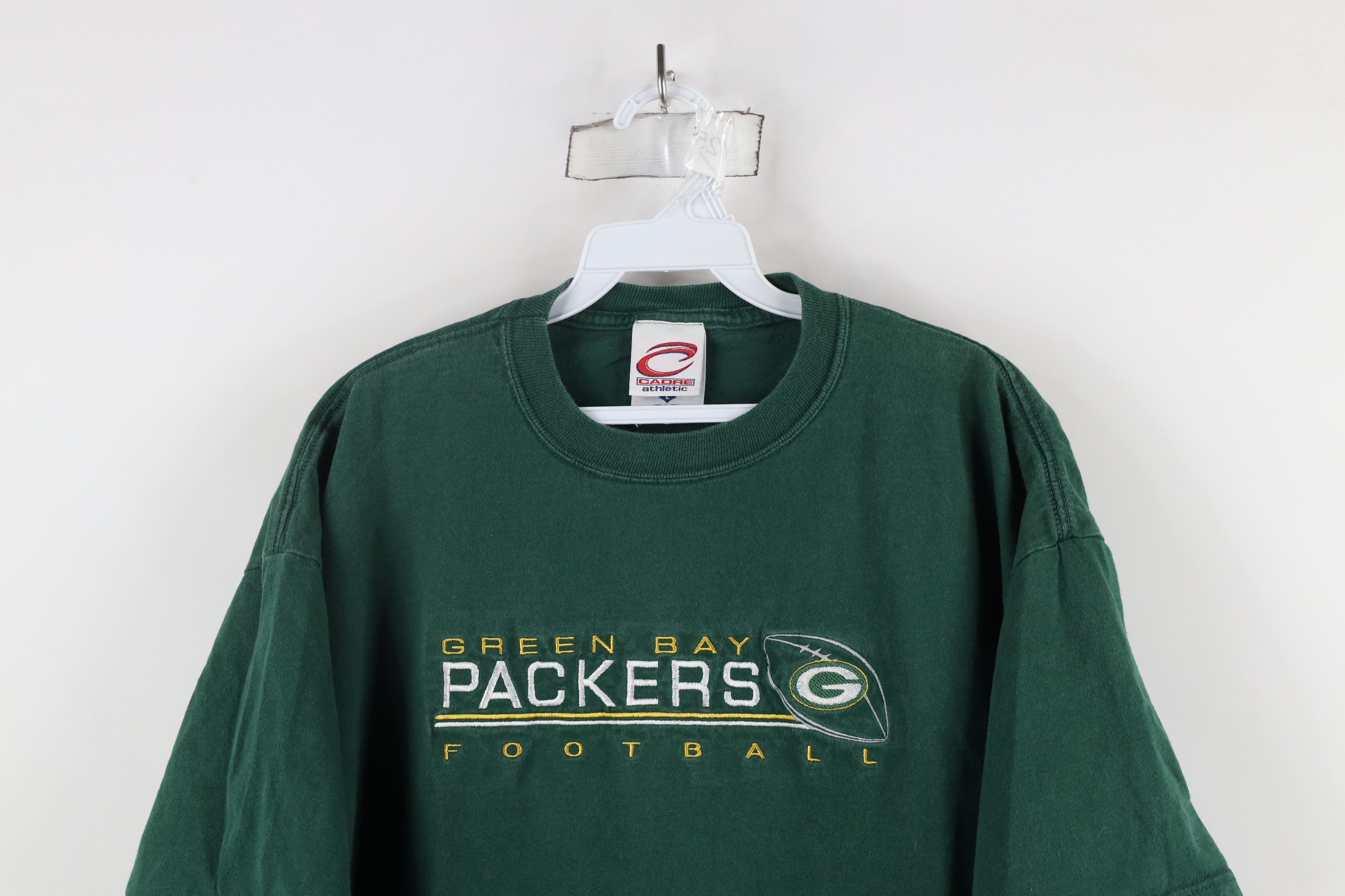 Vintage Vintage 90s Spell Out Green Bay Packers Football T-Shirt USA Size US L / EU 52-54 / 3 - 2 Thumbnail