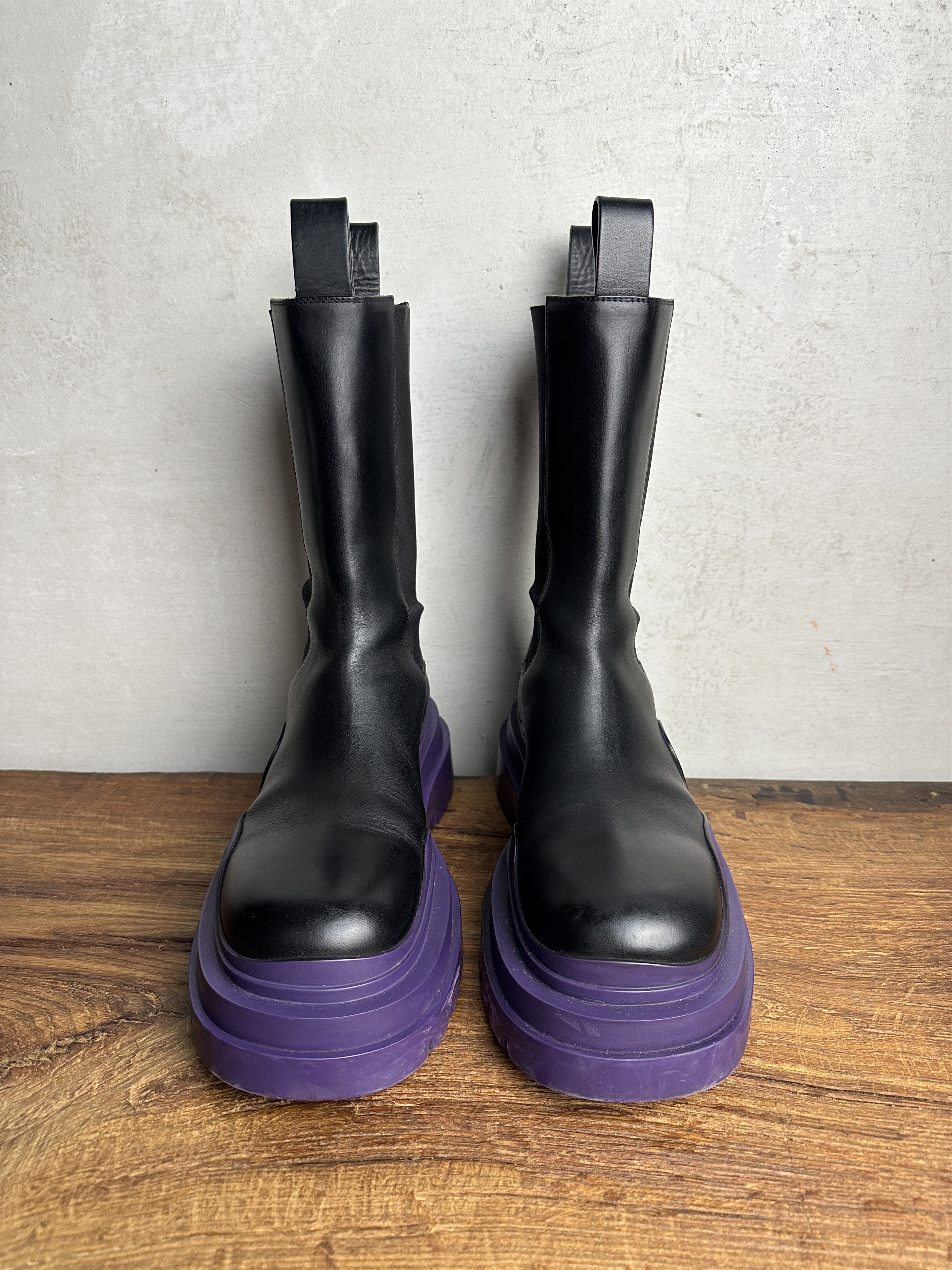 Bottega Veneta Bottega Veneta Chelsea Purple Lug Boots Size US 9 / IT 39 - 7 Thumbnail