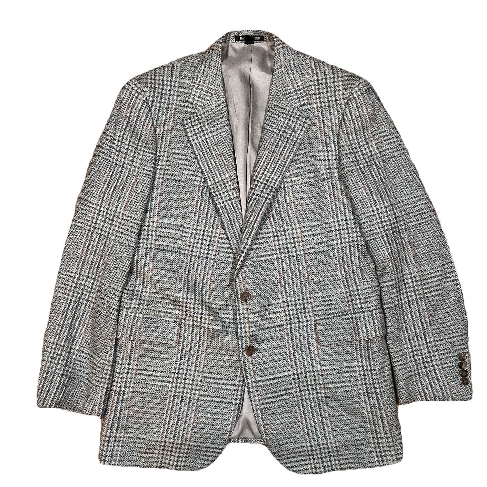 Britches Britches Lambswool Made in Japan Blazer Sport Coat 44L Plaid Size 44L - 1 Thumbnail
