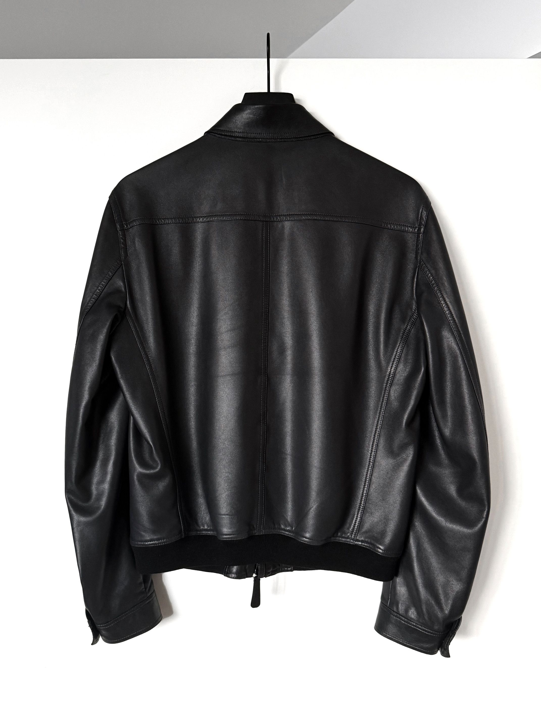 Burberry Prorsum FW14 Burberry Prorsum A2 Leather Bomber Jacket Hedi Size US M / EU 48-50 / 2 - 2 Thumbnail