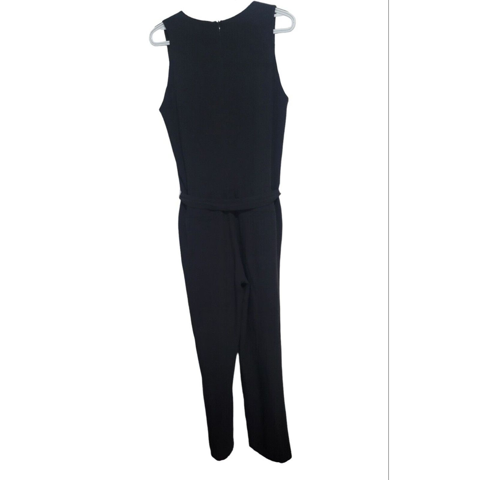 Massimo Dutti Massimo Dutti Women Jumpsuits Sleeveless Black Size US 10 Size 32" / US 10 / IT 46 - 4 Thumbnail