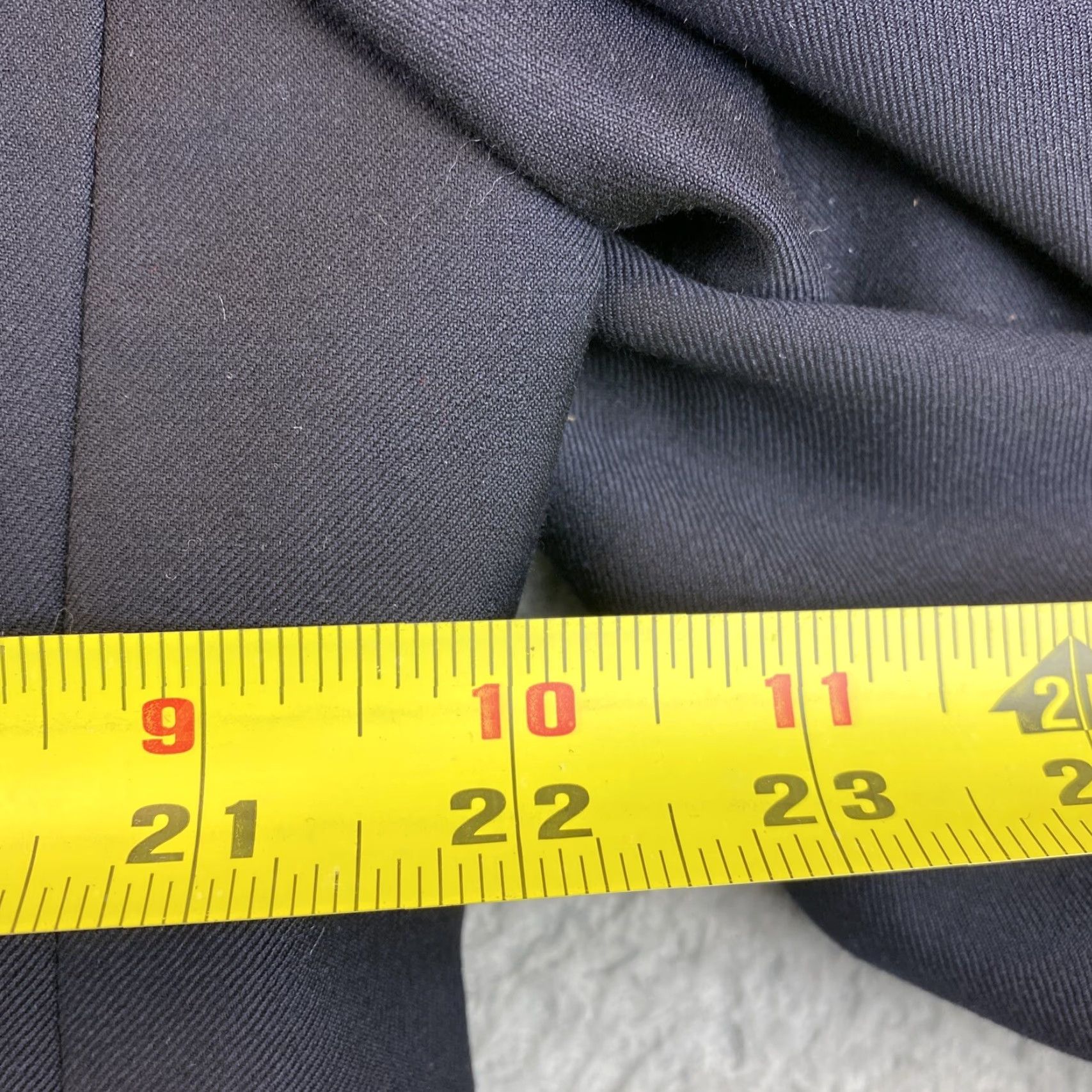 Nautica NAUTICA Sport Coat Mens Midnight Navy Blue Blazer Dark Suit Jacket 53 R 90-64 Size 46R - 7 Thumbnail