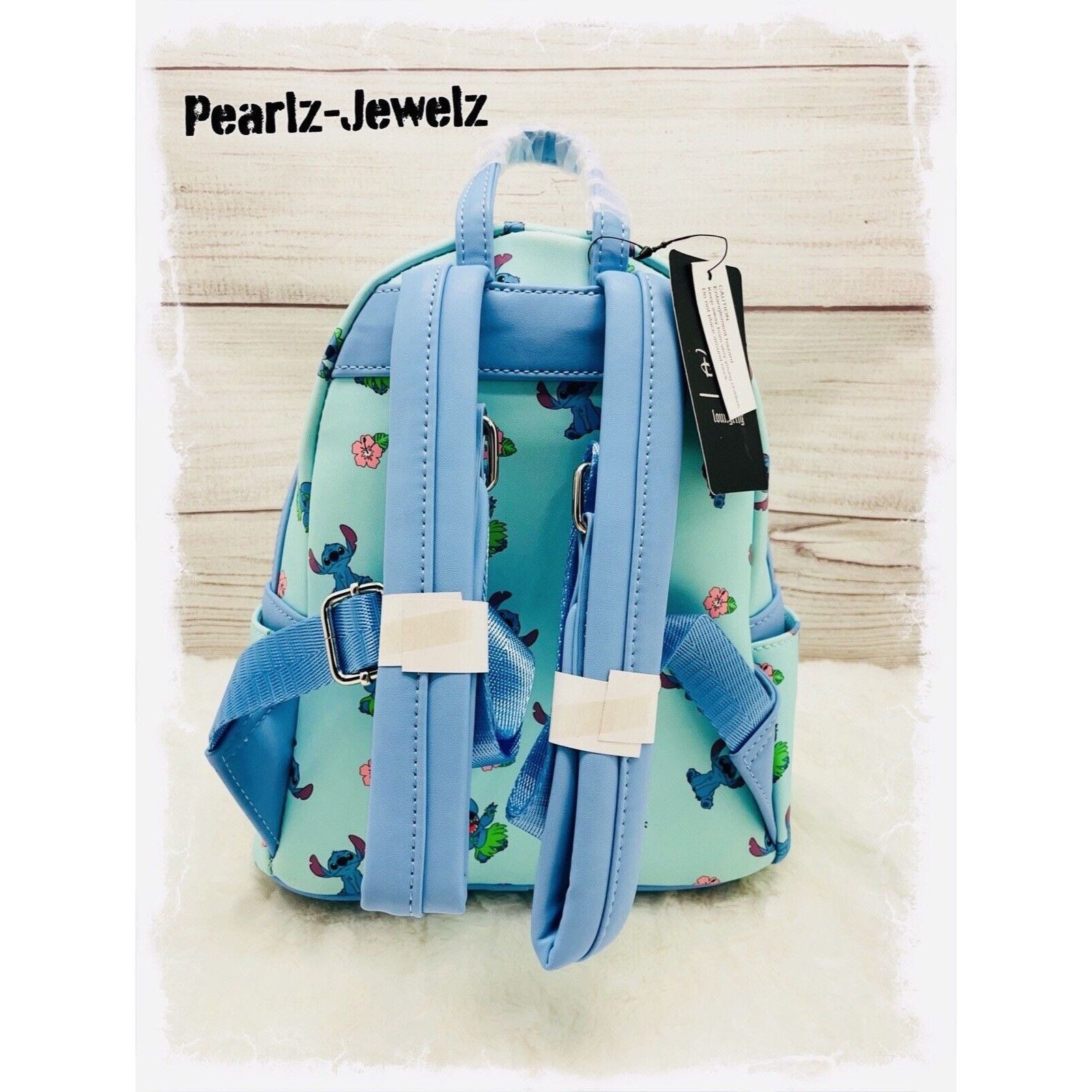 Disney Loungefly Lilo & Stitch Hula Poses Allover Print Backpack Bo Size ONE SIZE - 3 Thumbnail