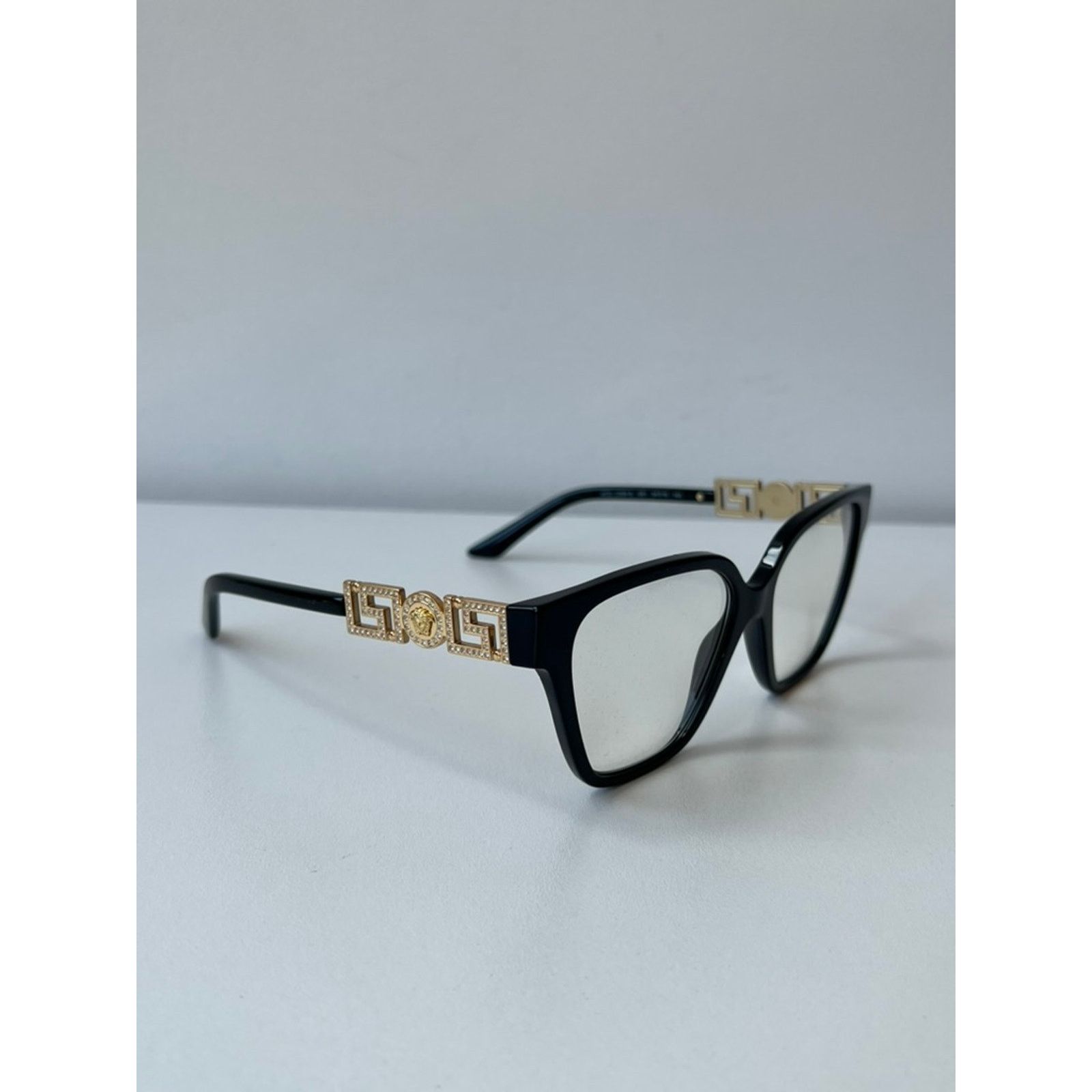 Versace NEW Versace VE3358-B Black Crystal Strass Oversized Frames Size ONE SIZE - 7 Thumbnail