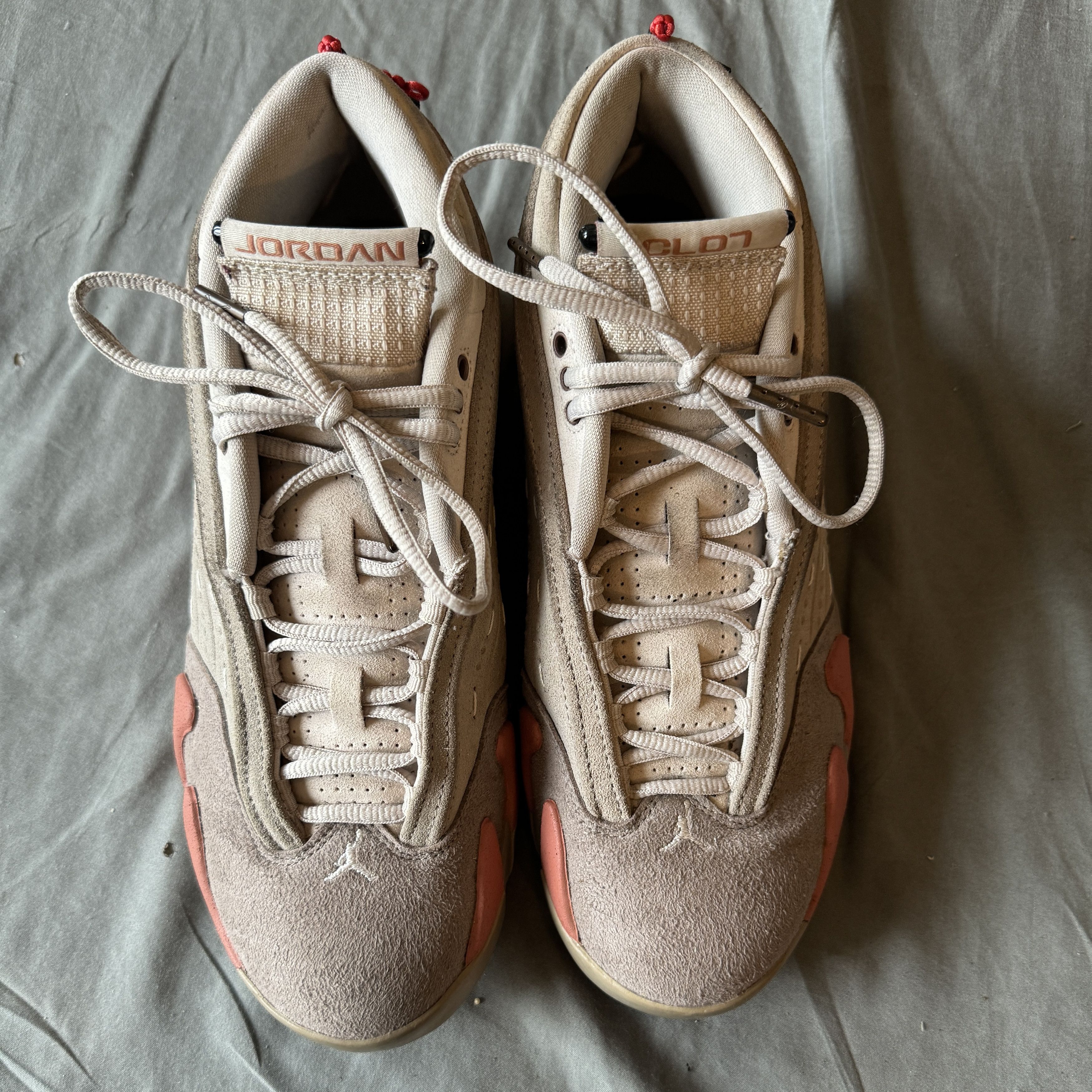 CLOT × Jordan Brand CLOT x Air Jordan 14 Retro Low 'Terracotta' Size US 9.5 / EU 42-43 - 9 Thumbnail