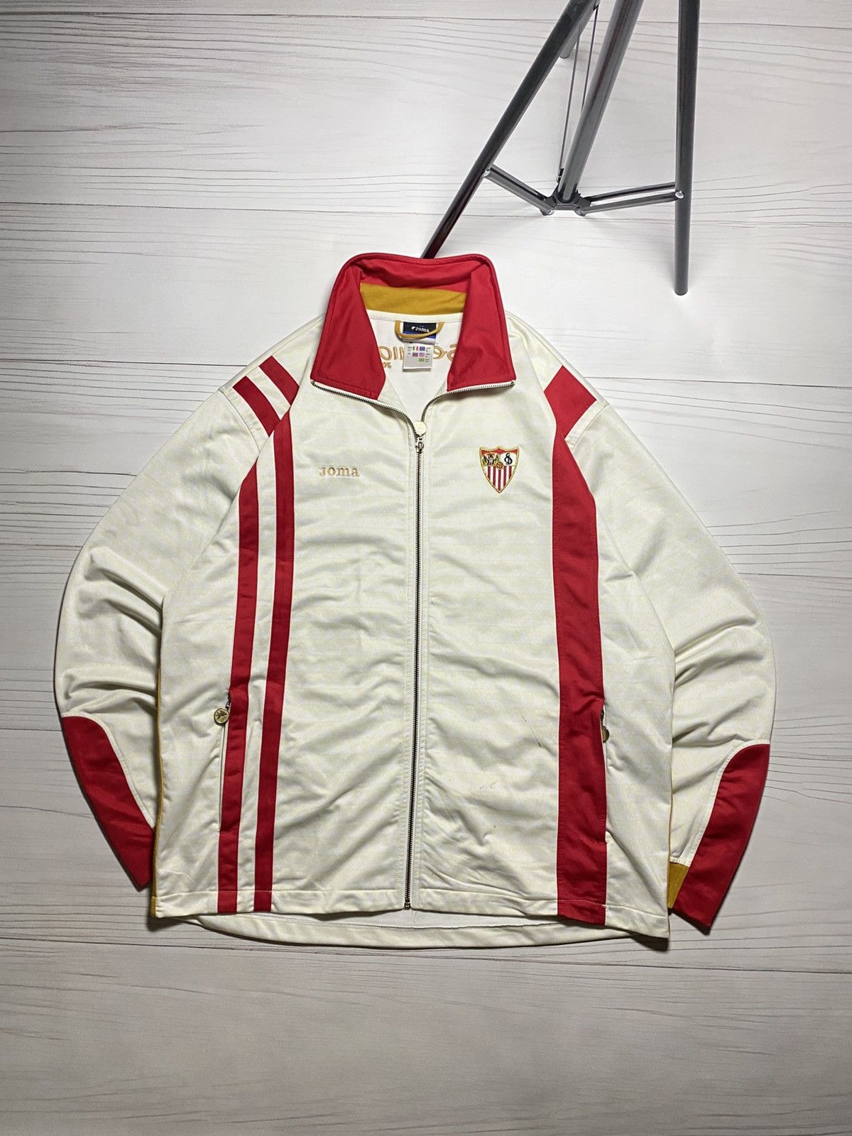 Vintage Vintage Joma Sevilla 2008/09 football y2k track jacket Size US XL / EU 56 / 4 - 1 Thumbnail