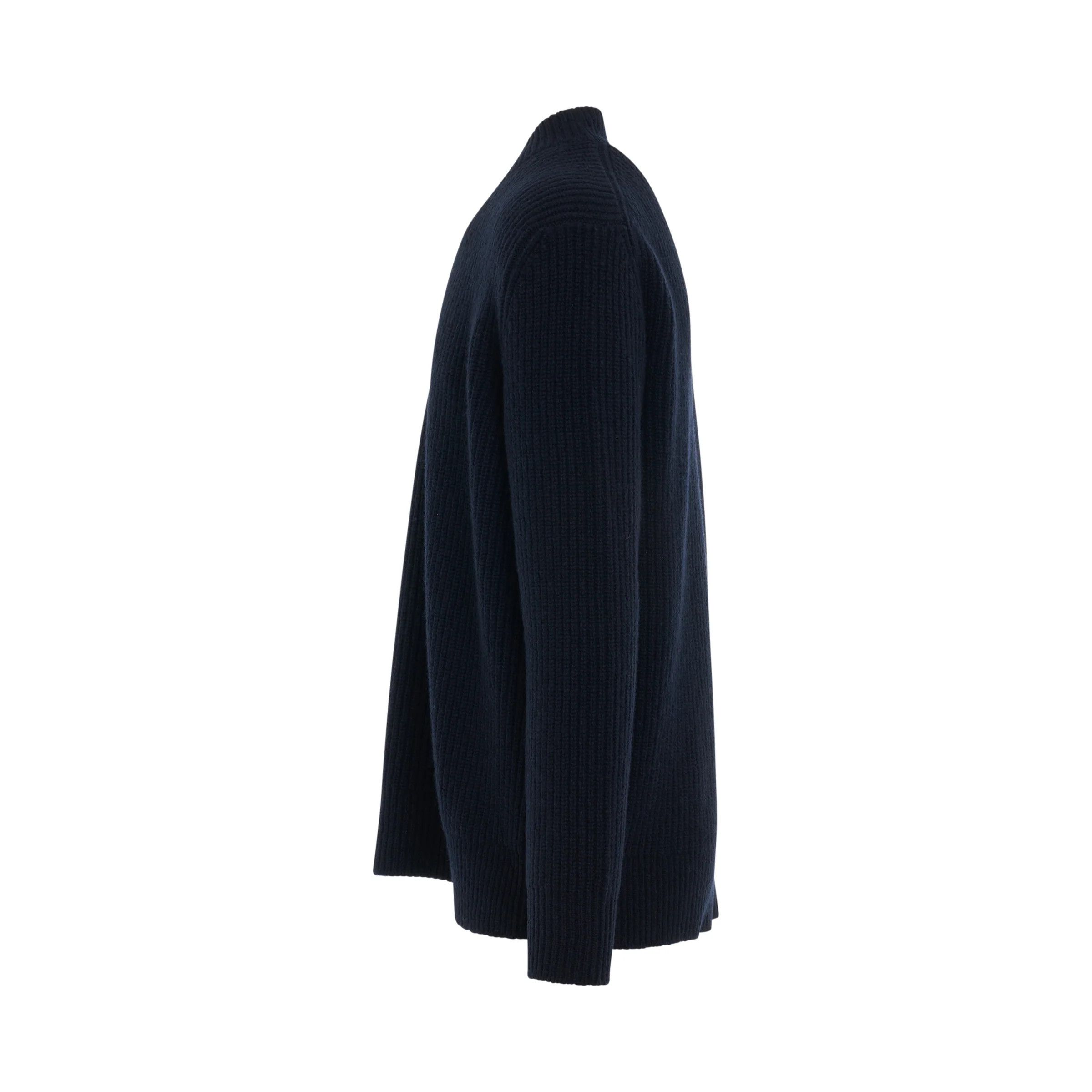 Maison Margiela o1mris0824 Knit Sweater in Dark Blue Size US M / EU 48-50 / 2 - 3 Thumbnail
