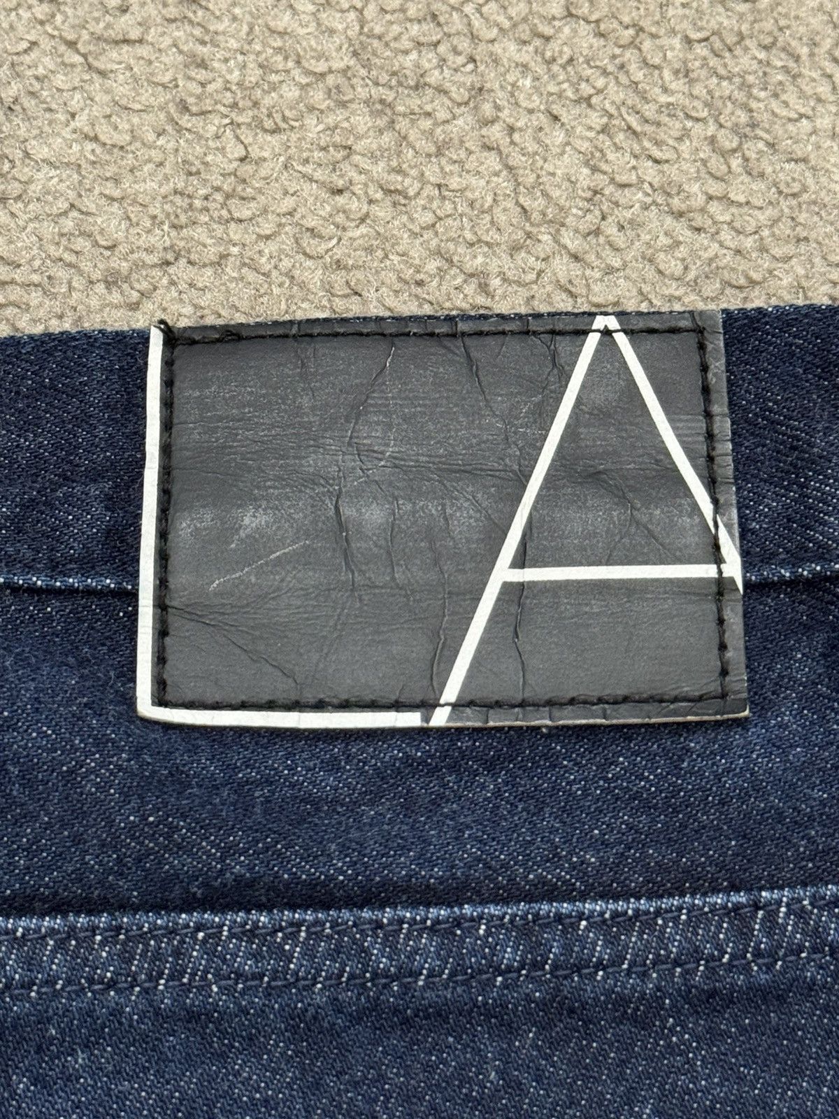 Lad Musician AW07 Lad Musician Indigo Tape Bootcut Flared Denim Jeans Size US 28 / EU 44 - 14 Thumbnail