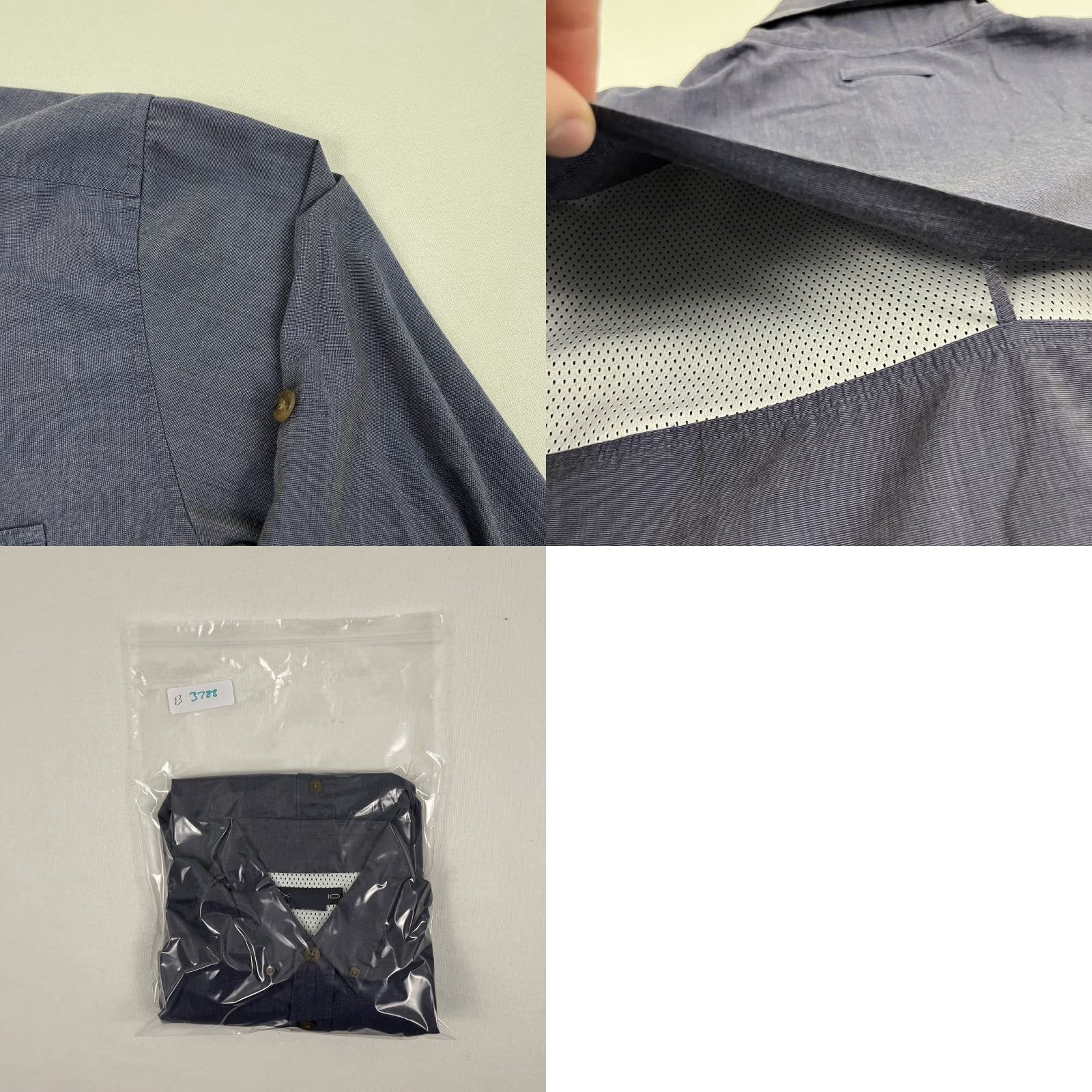 ExOfficio VINTAGE ExOfficio Shirt Mens XL Blue Roll Tab Vented Hiking Fishing Outdoors Button-Down Size US XL / EU 56 / 4 - 8 Thumbnail