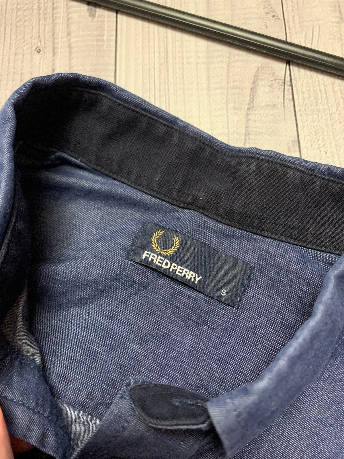 Fred Perry × Vintage Fred Perry shirt button up Size S navy Size US S / EU 44-46 / 1 - 3 Thumbnail