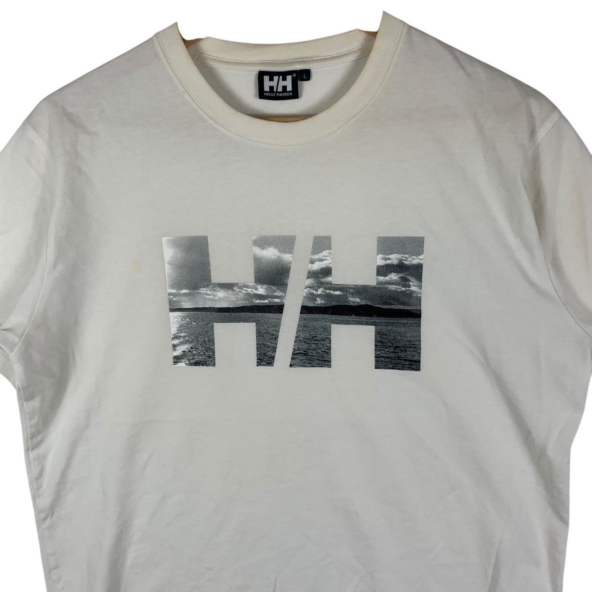 Helly Hansen HELLY HANSEN Sailing Gear Wide Ocean HH Logo Tee Shirt Size US L / EU 52-54 / 3 - 5 Thumbnail