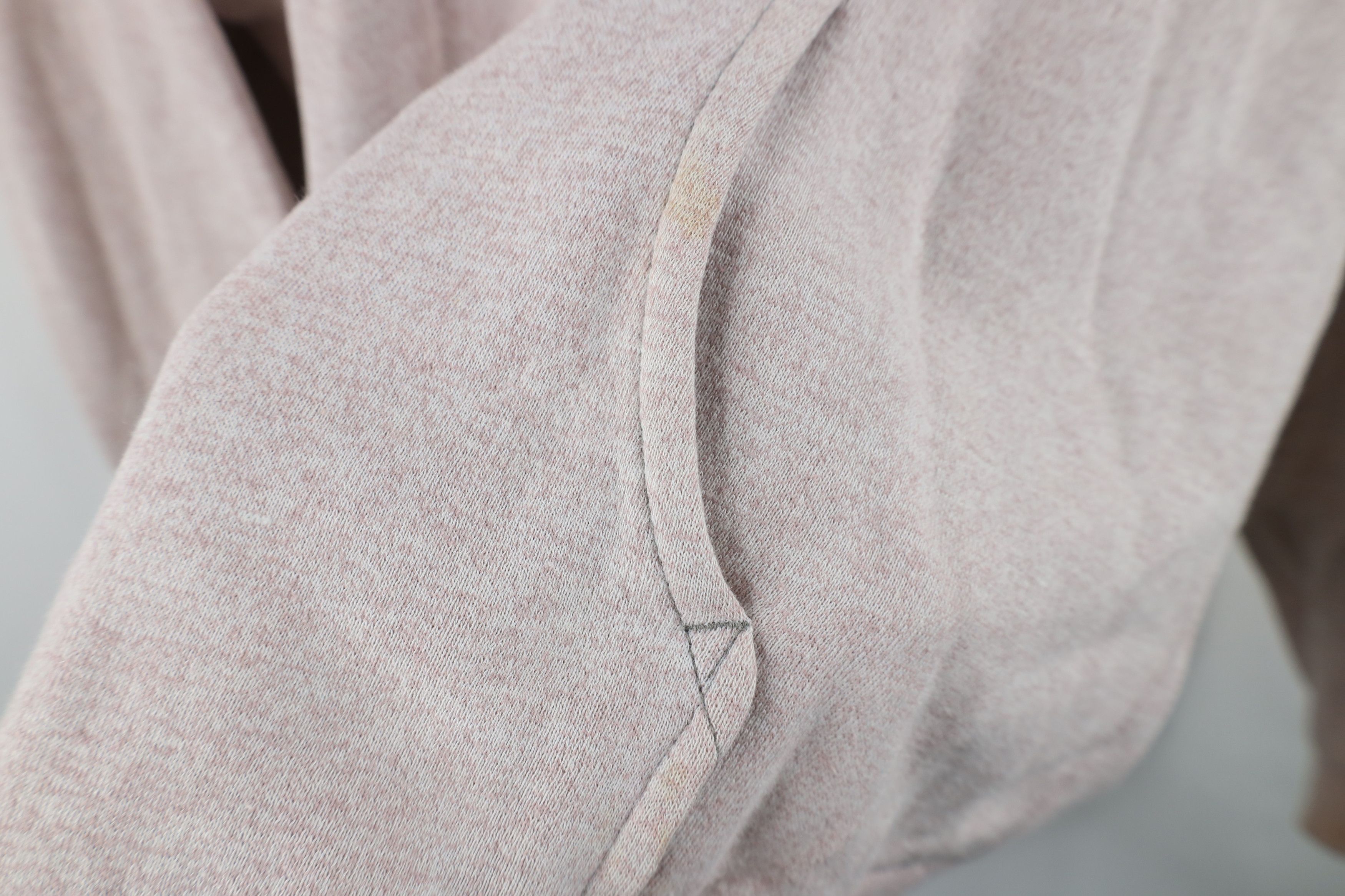 Vintage Vintage 80s Streetwear Blank Full Zip Hoodie Heather Pink Size US L / EU 52-54 / 3 - 4 Thumbnail