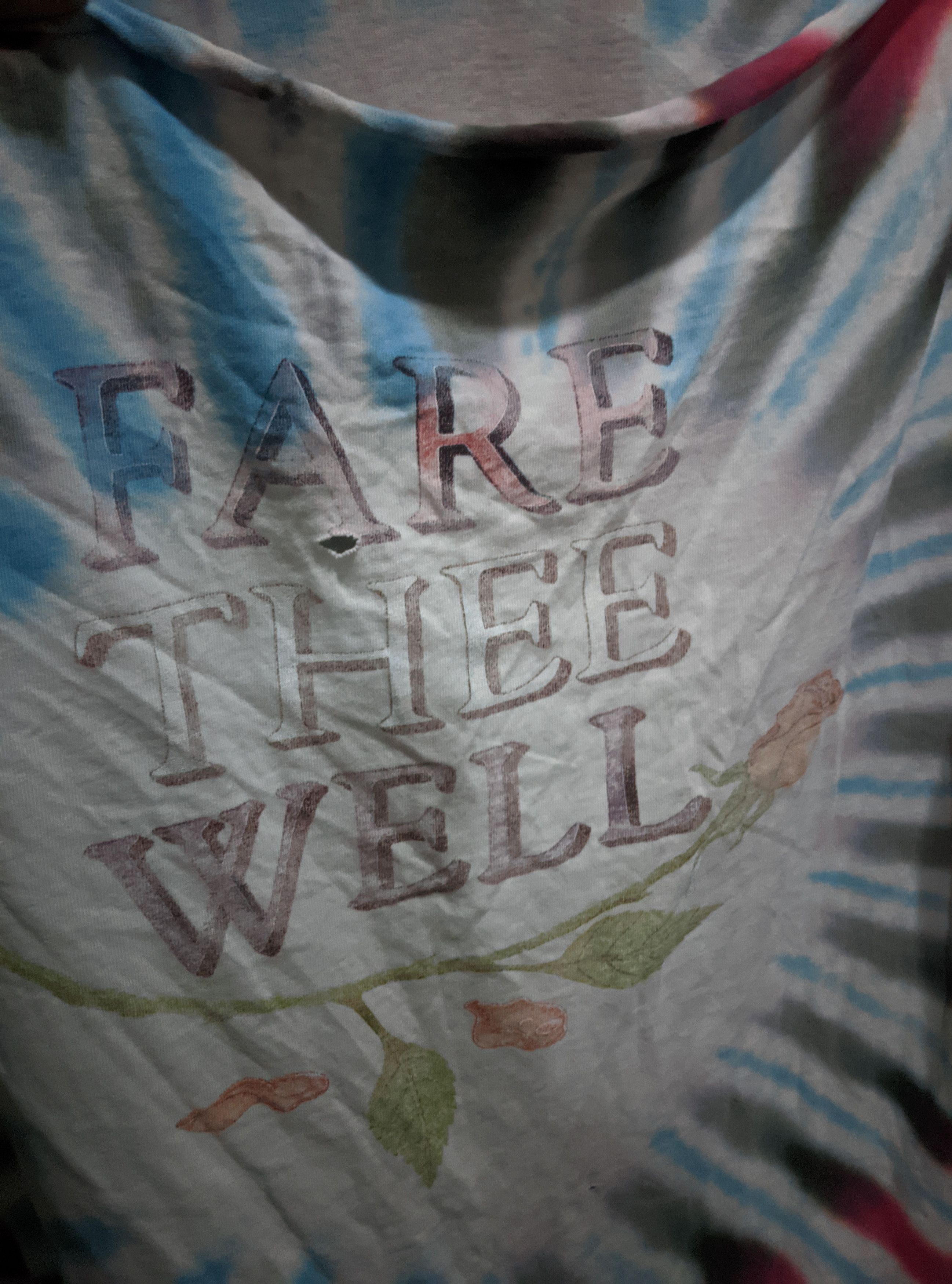 Band Tees Vintage 1995 distressed grateful dead fare thee well t shirt Size US XL / EU 56 / 4 - 4 Thumbnail