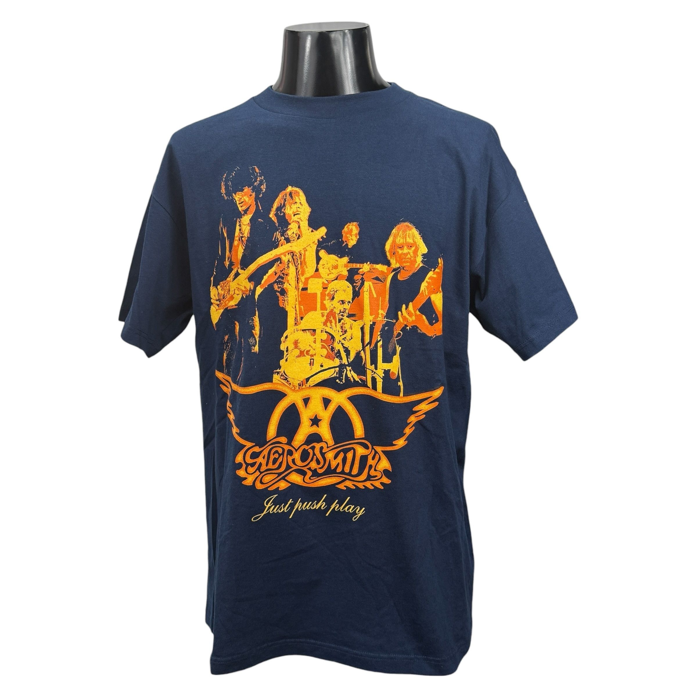 Aerosmith × Band Tees × Vintage Aerosmith Just Push Play Tour Tee