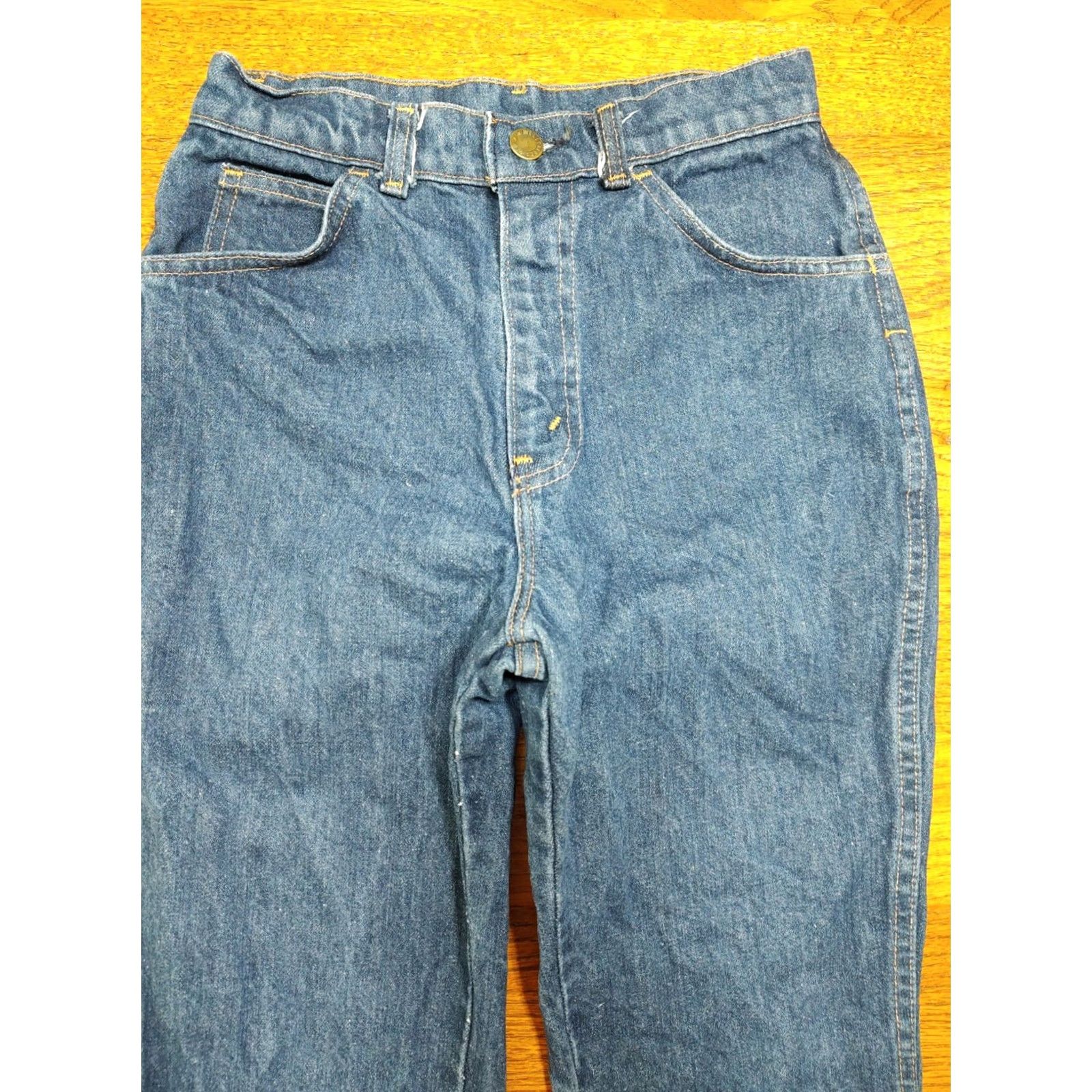 Vintage VINTAGE Body Lingo Militaires Jeans Womens 23 X 32 Inseam Denim 80s Straight Leg Blue 100% Cotton Jeans Womens Men? (invalid) Size 40" / US 18 - 5 Thumbnail