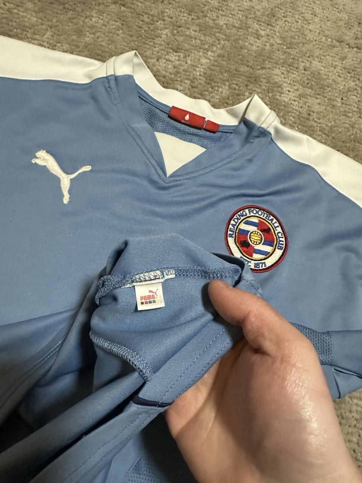 Puma 2008-09 Reading Puma Football Socccer Training Shirt Sz L Size US L / EU 52-54 / 3 - 7 Thumbnail