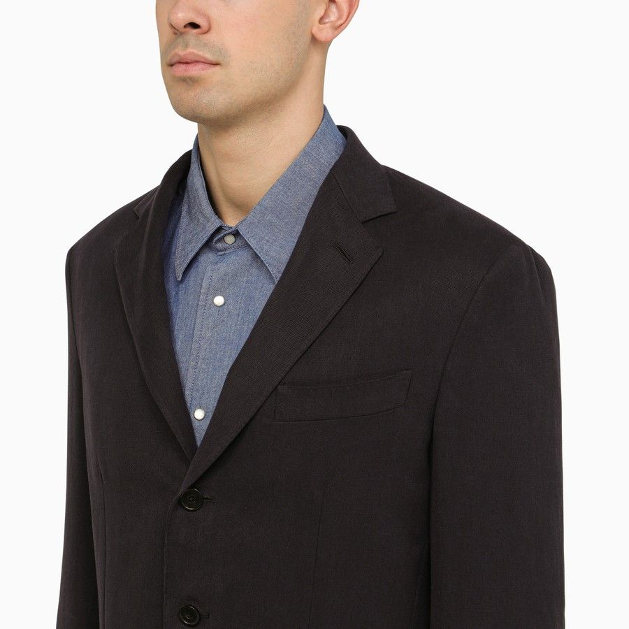 Loro Piana o1d2blof0424 Single-Breasted Jacket in Black Size US M / EU 48-50 / 2 - 4 Thumbnail
