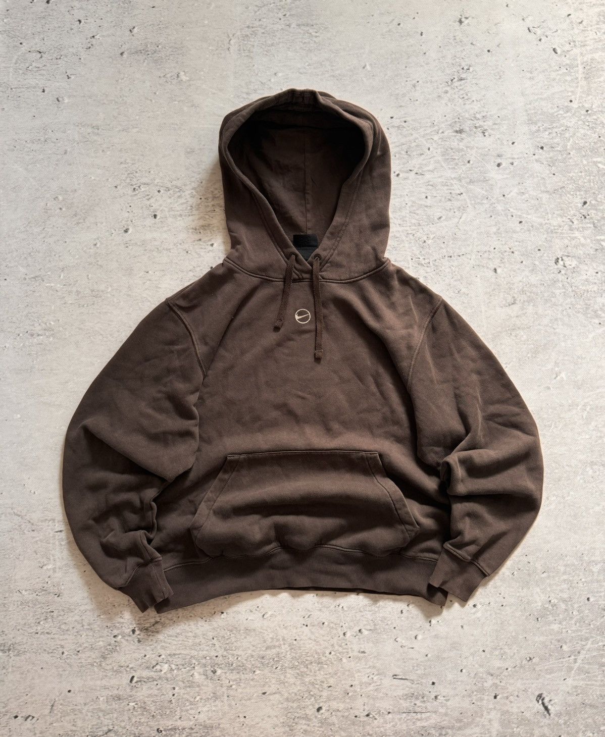 Nike × Vintage NIKE VINTAGE CENTER LOGO OVERSIZE BOXY HOODIE Size US S / EU 44-46 / 1 - 1 Thumbnail