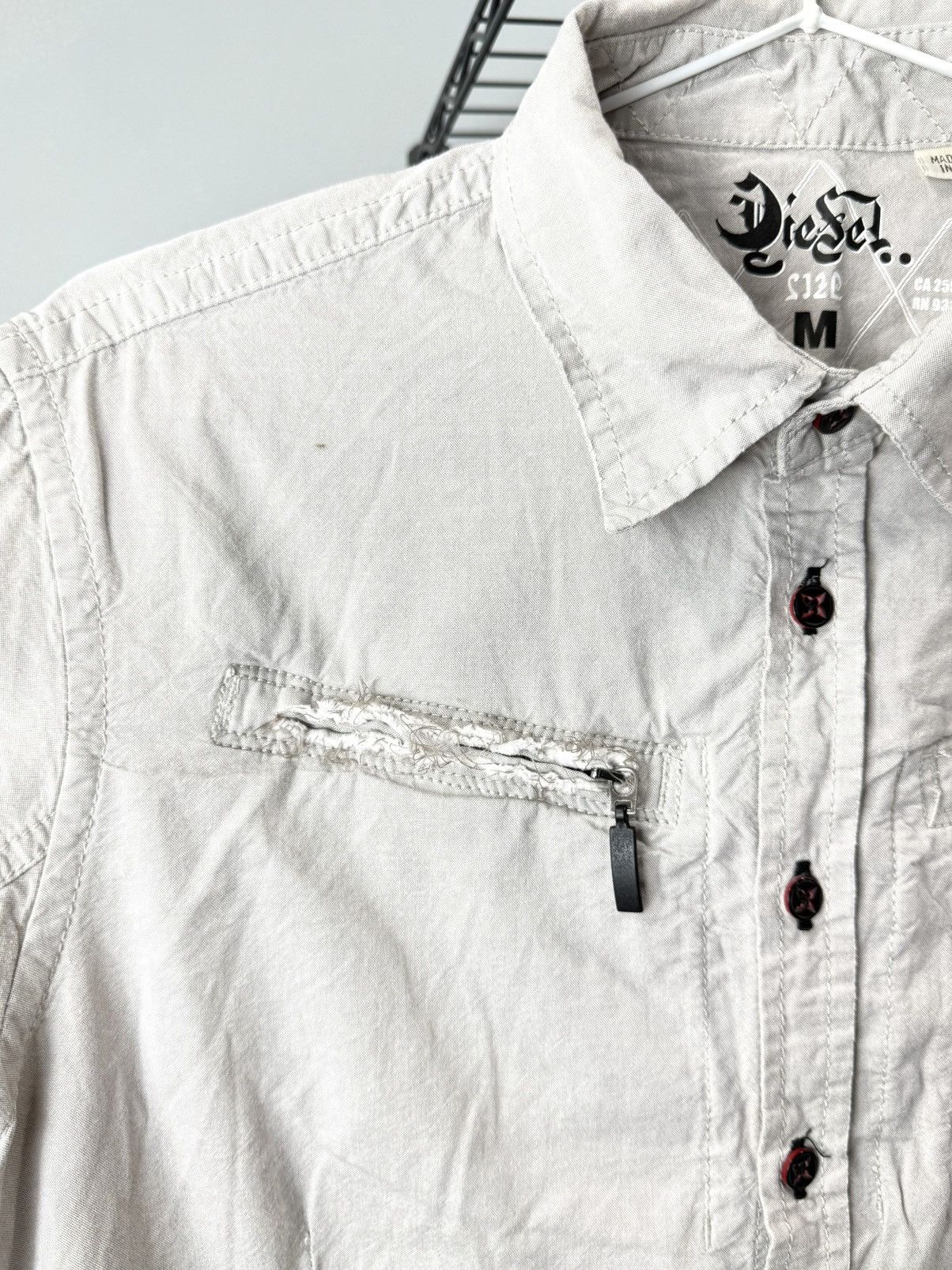 Diesel Y2K Vintage Diesel Buttons Up Shirt Tee Archive Hype Size US M / EU 48-50 / 2 - 4 Thumbnail