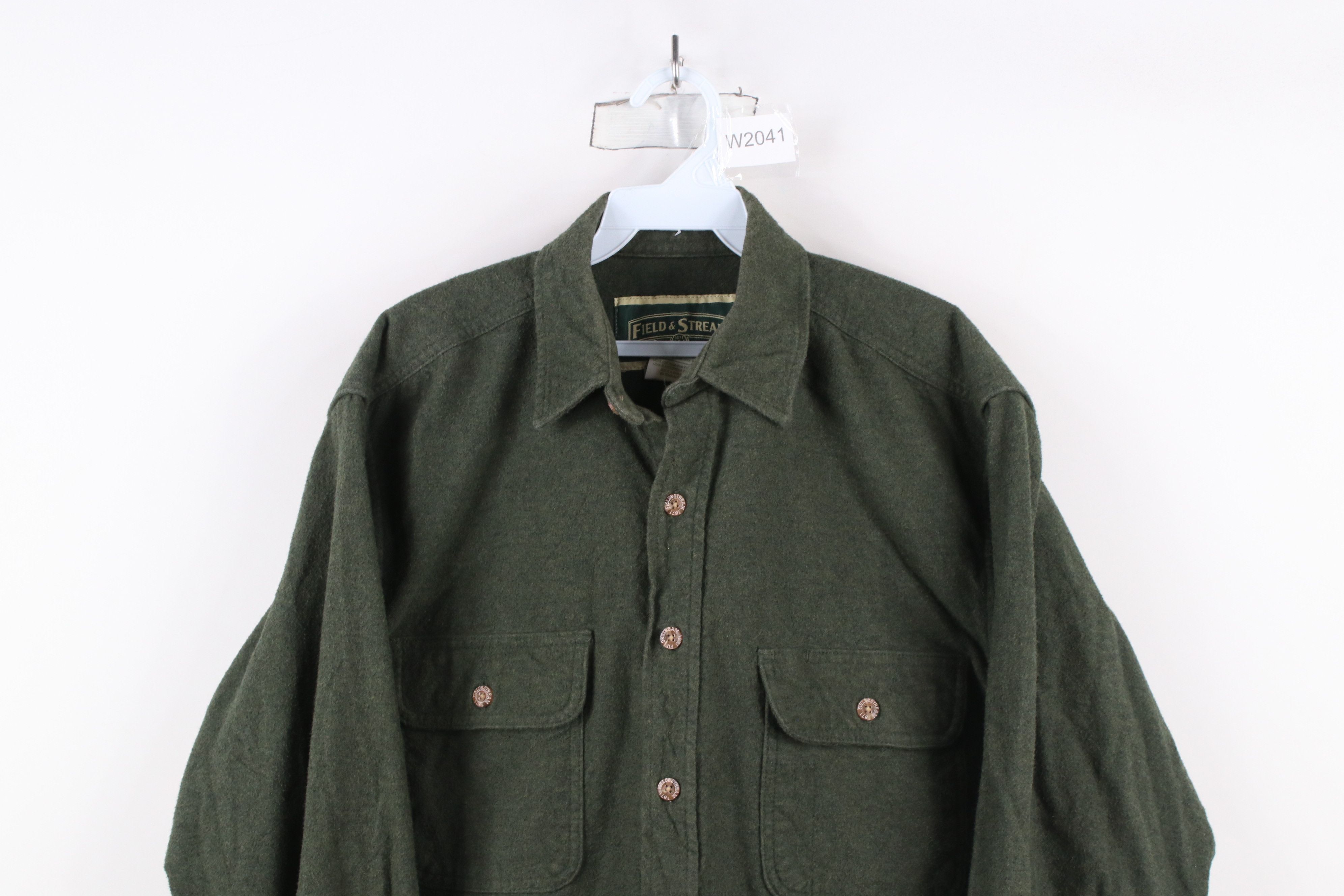 Vintage Vintage 90s Streetwear Heavyweight Cloth Button Shirt Size US M / EU 48-50 / 2 - 2 Thumbnail