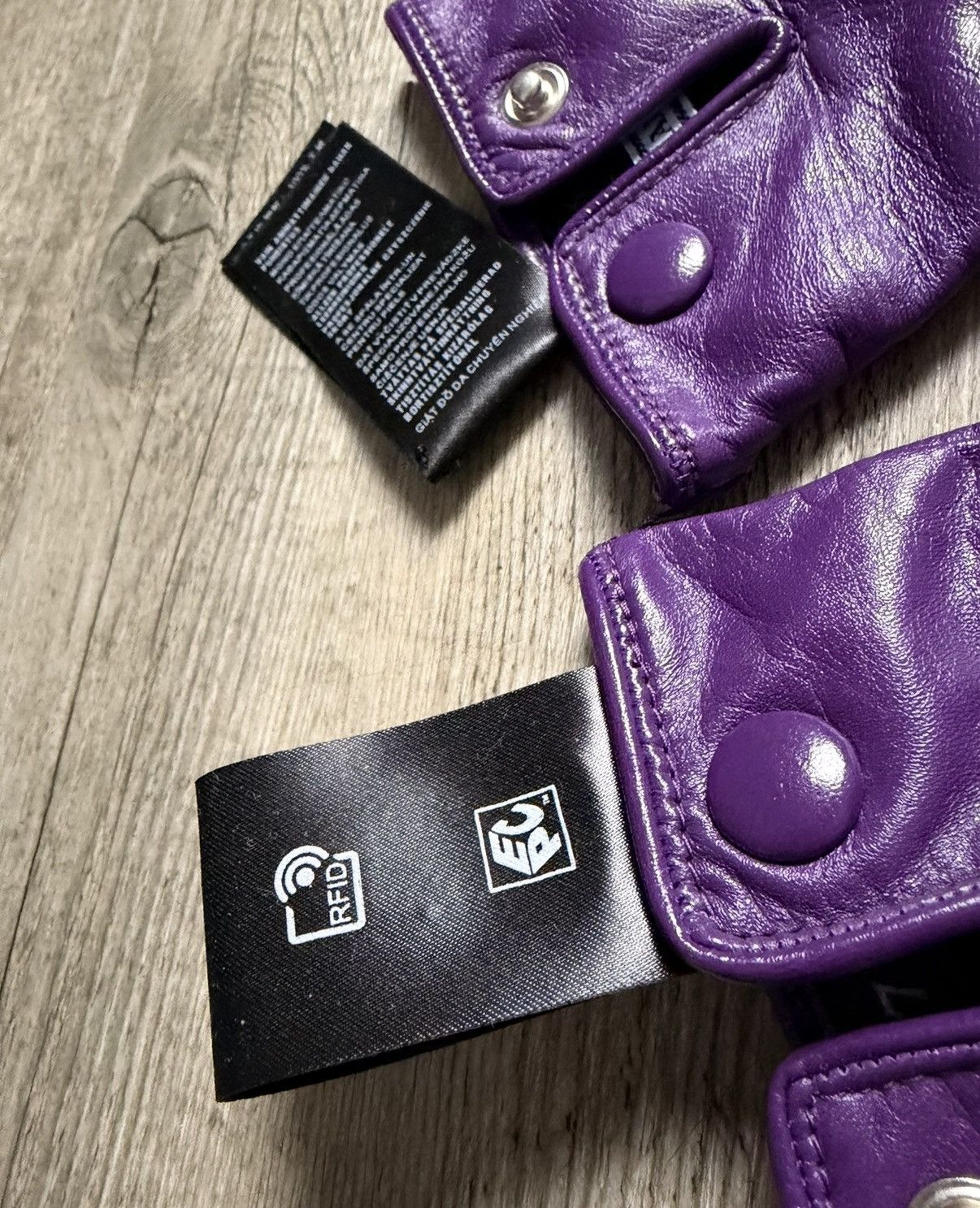 Prada 🔥 Prada x RAF Simons triangle pouch leather gloves Size 26 - 8 Thumbnail