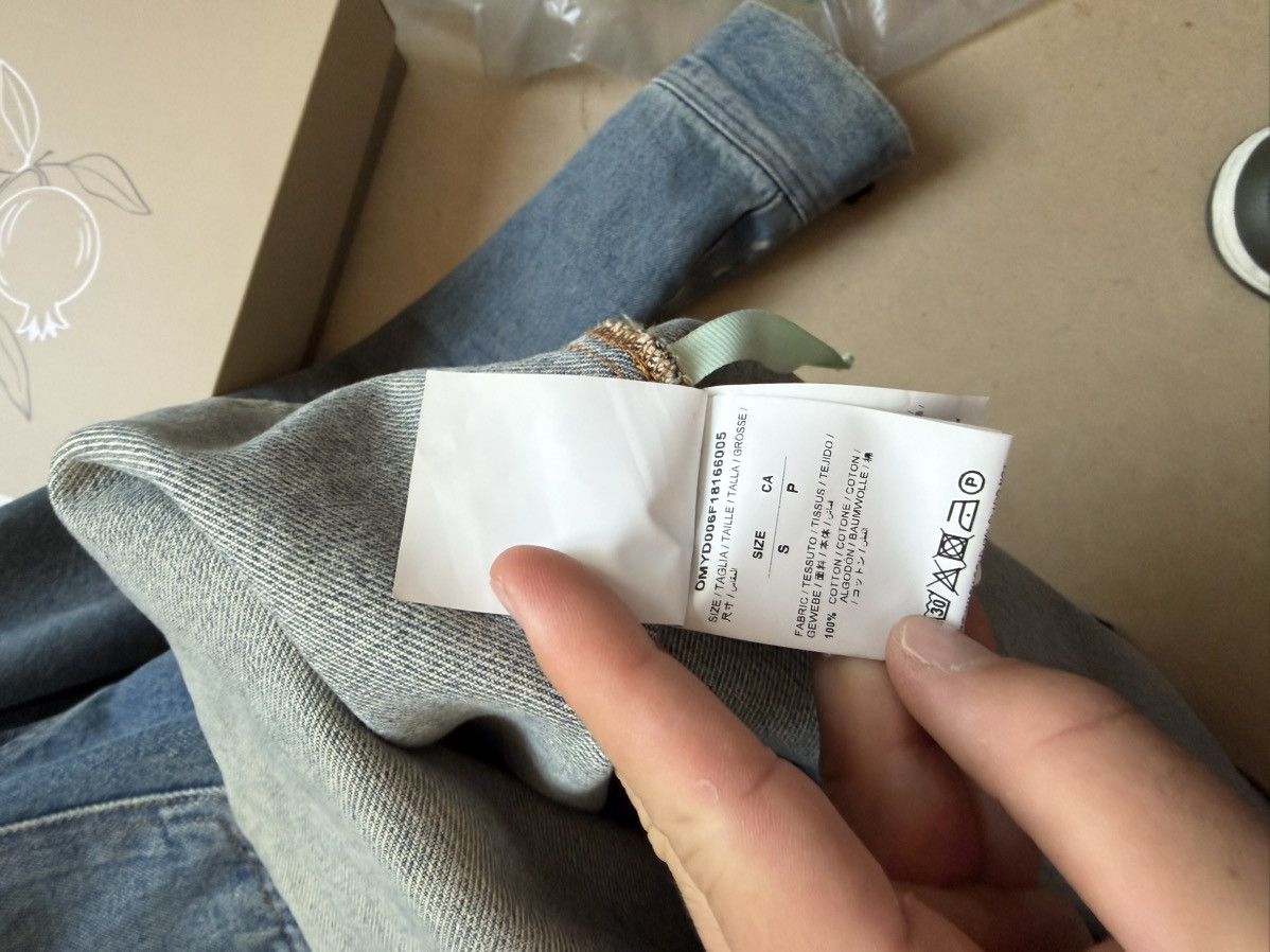Off-White Off White Gradient Denim Jacket Size US S / EU 44-46 / 1 - 11 Thumbnail
