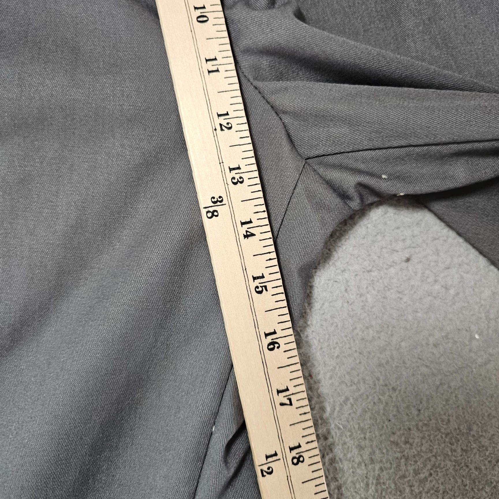 Vintage Edwards Mens Dress Pants 38x27 Gray Classic Fit Pleated Cotton Polyester Woven Size US 38 / EU 54 - 3 Thumbnail