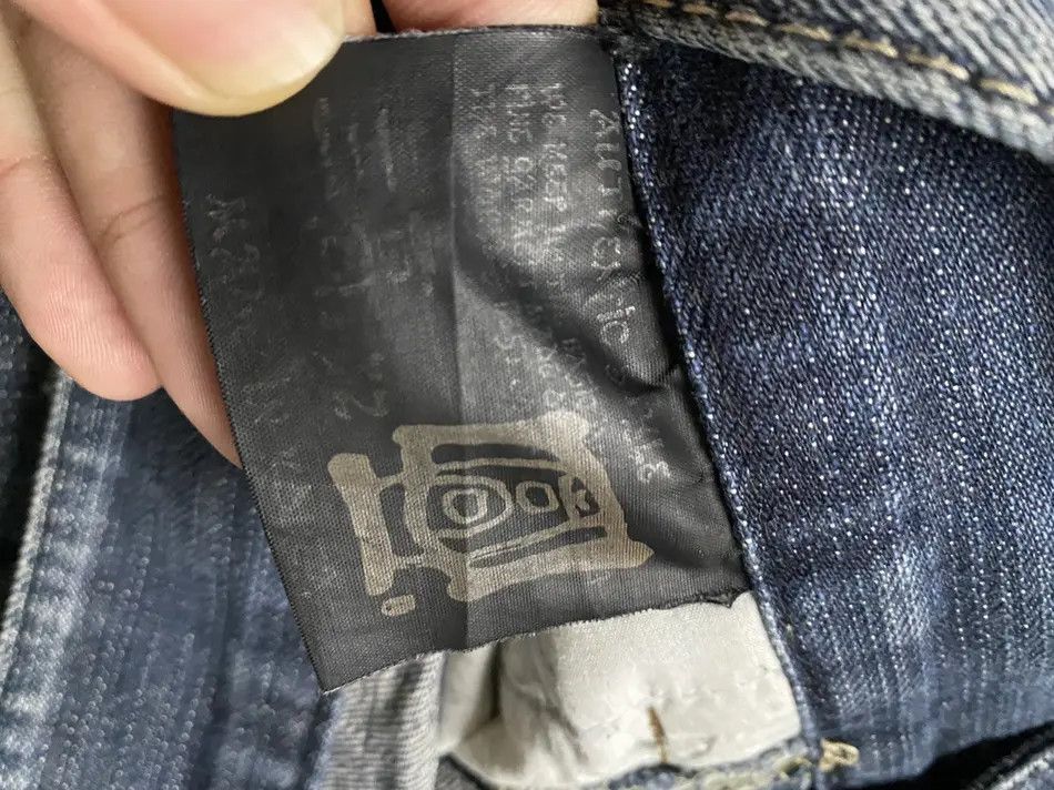Japanese Brand Authentic Flared Seawash Straight Cut Jeans Denim Size US 32 / EU 48 - 13 Thumbnail