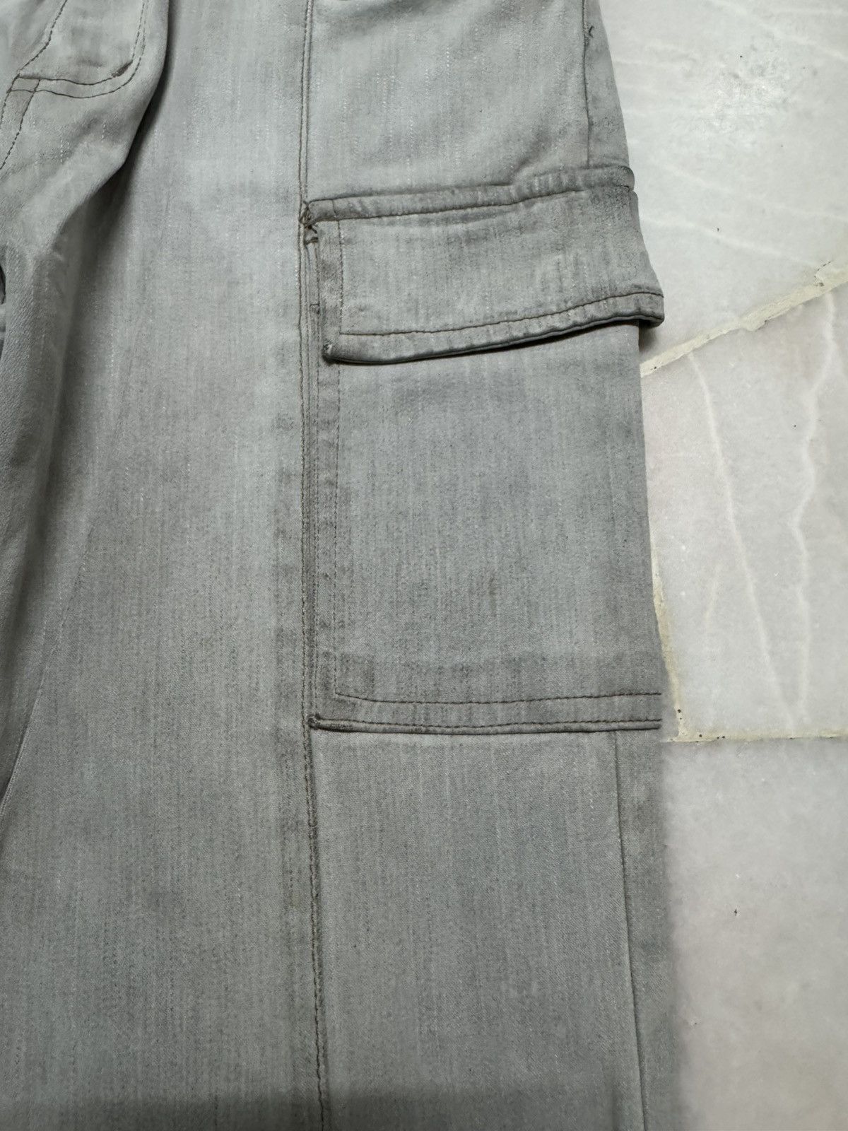 Japanese Brand FLARE BOOTCUT JAPANESE CARGO DENIM JEANS STRETCHABLE Size US 28 / EU 44 - 5 Thumbnail